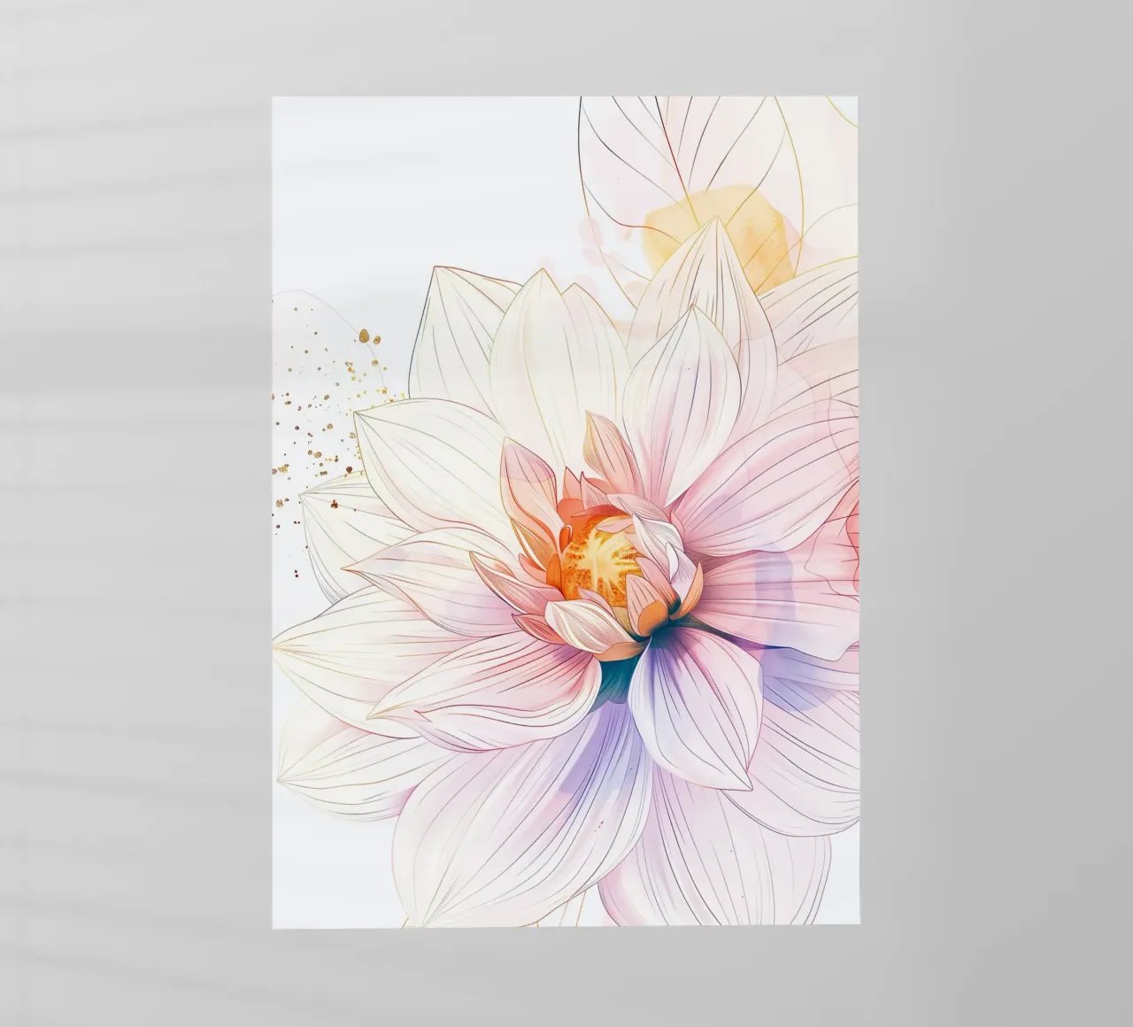 Flowers pattern pellicola backlit da Justyna Jaszke JBJart