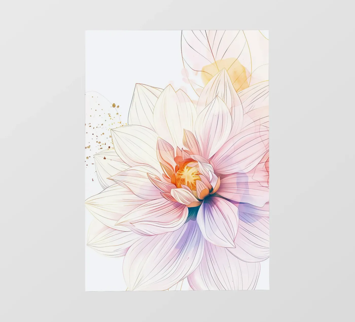 Flowers pattern papier peint photo de Justyna Jaszke JBJart