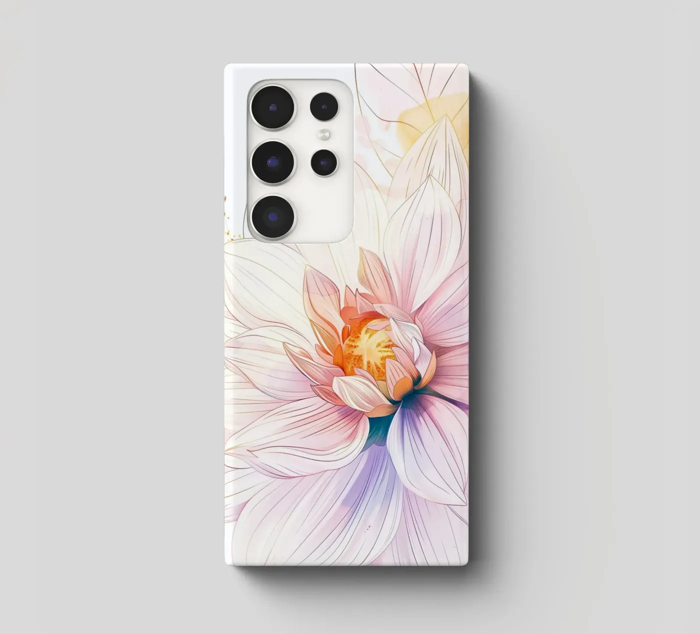Motivo dei fiori cover samsung da Justyna Jaszke JBJart