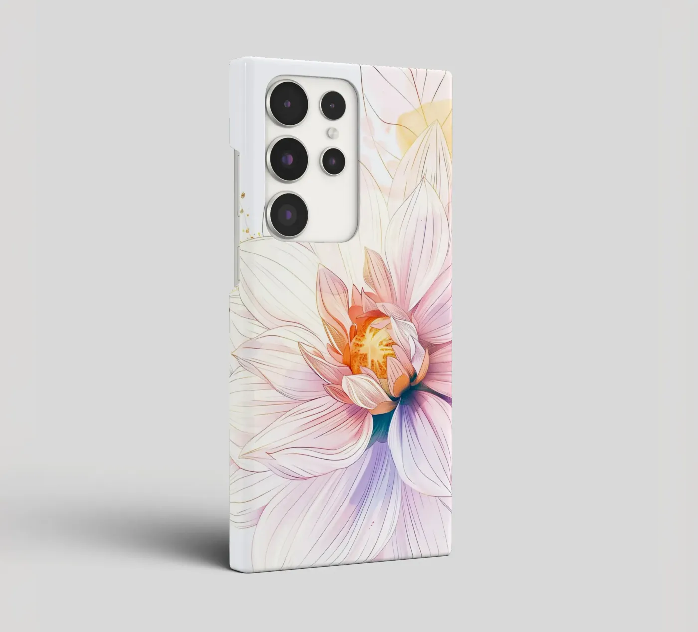 Motivo dei fiori cover samsung da Justyna Jaszke JBJart