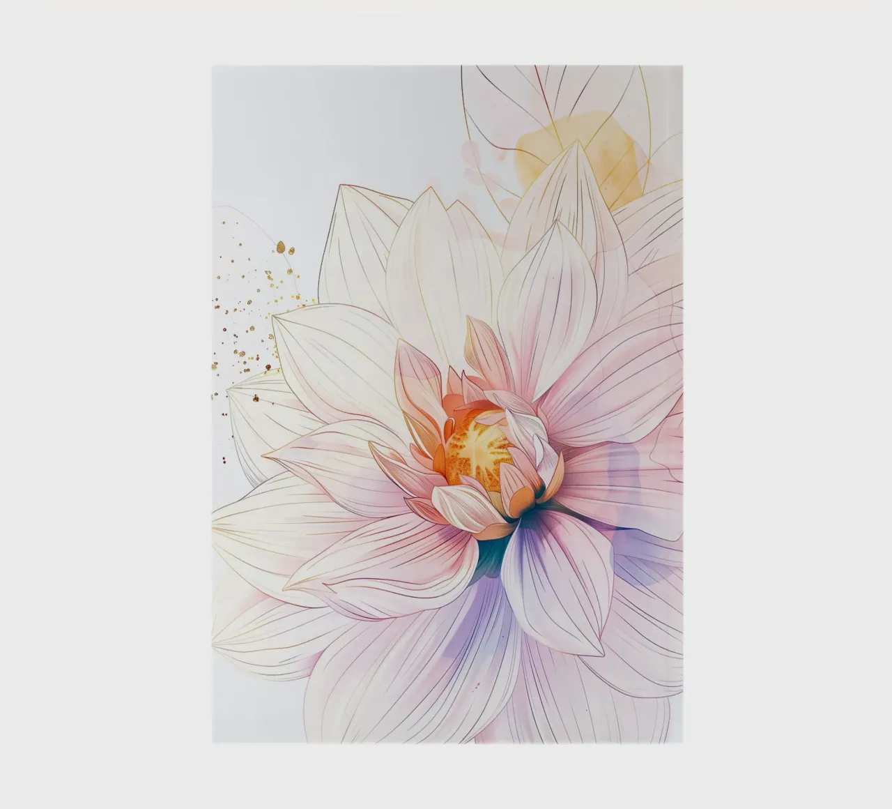 Flowers pattern notebook by Justyna Jaszke JBJart