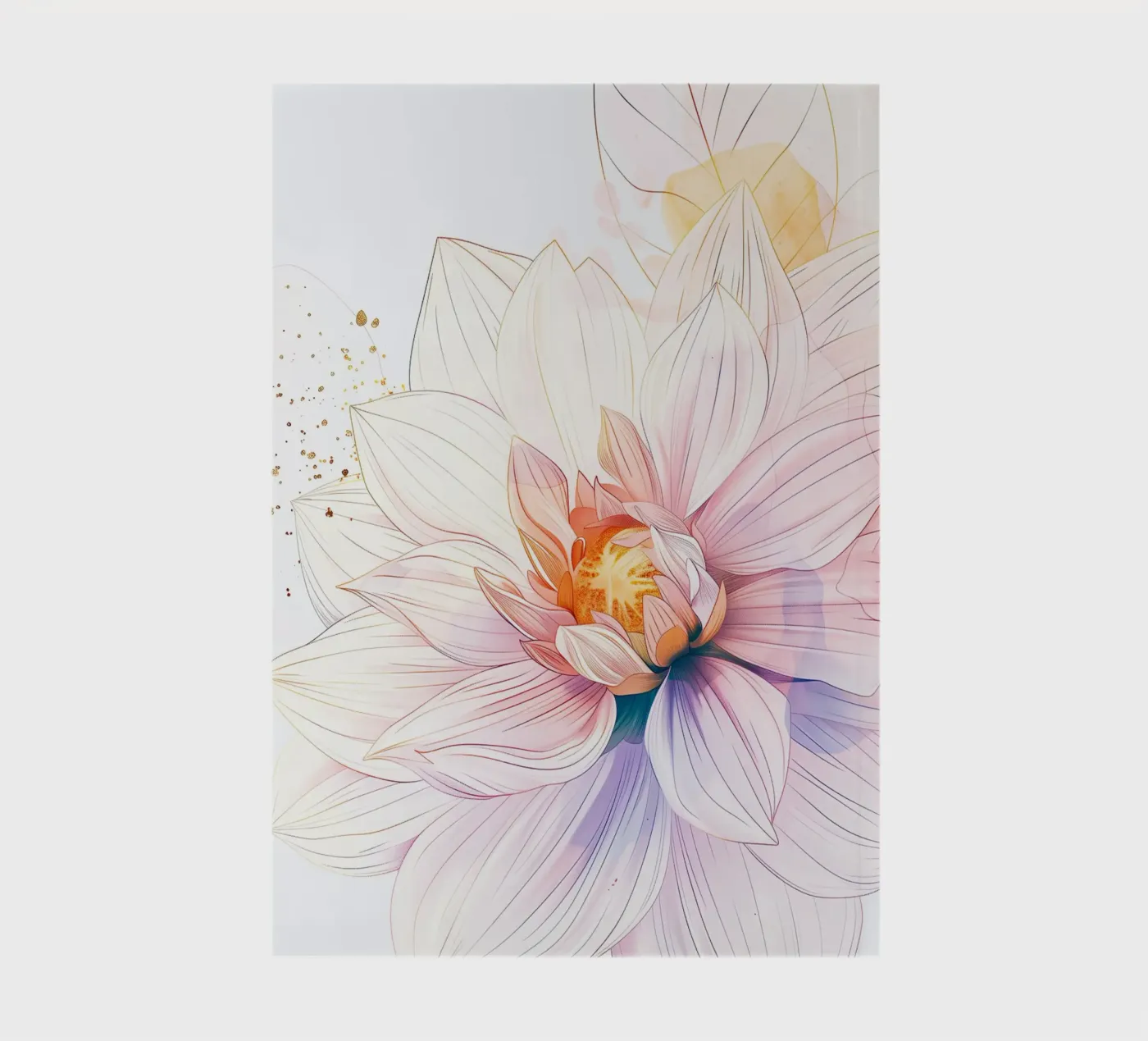 Flowers pattern notebook by Justyna Jaszke JBJart