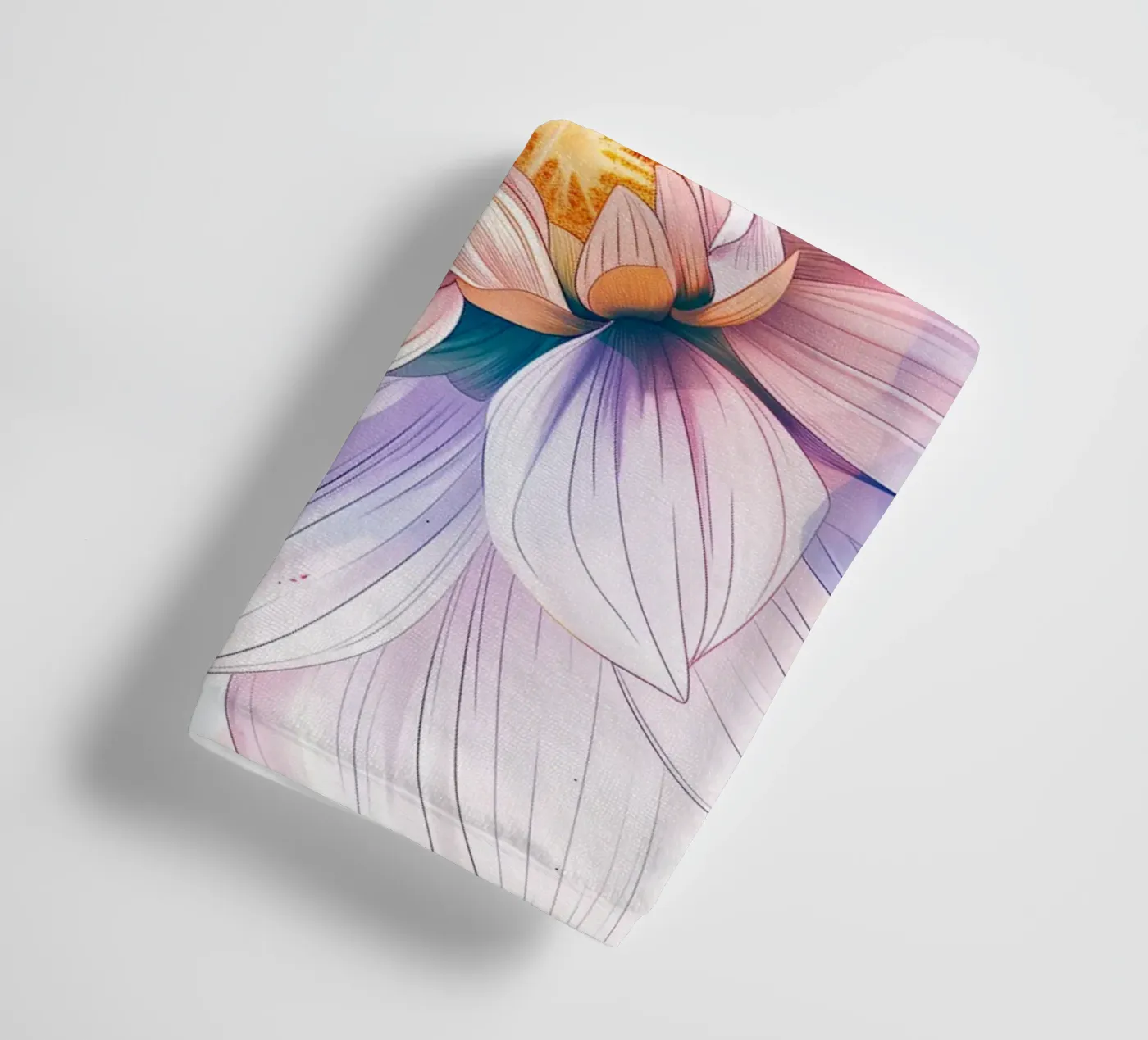 Flowers pattern towel by Justyna Jaszke JBJart