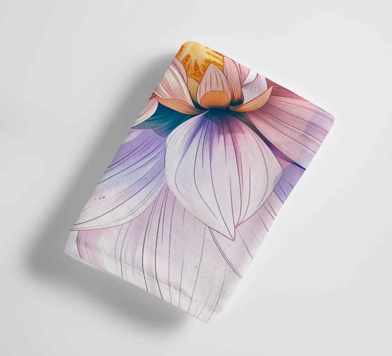 Flowers pattern towel by Justyna Jaszke JBJart