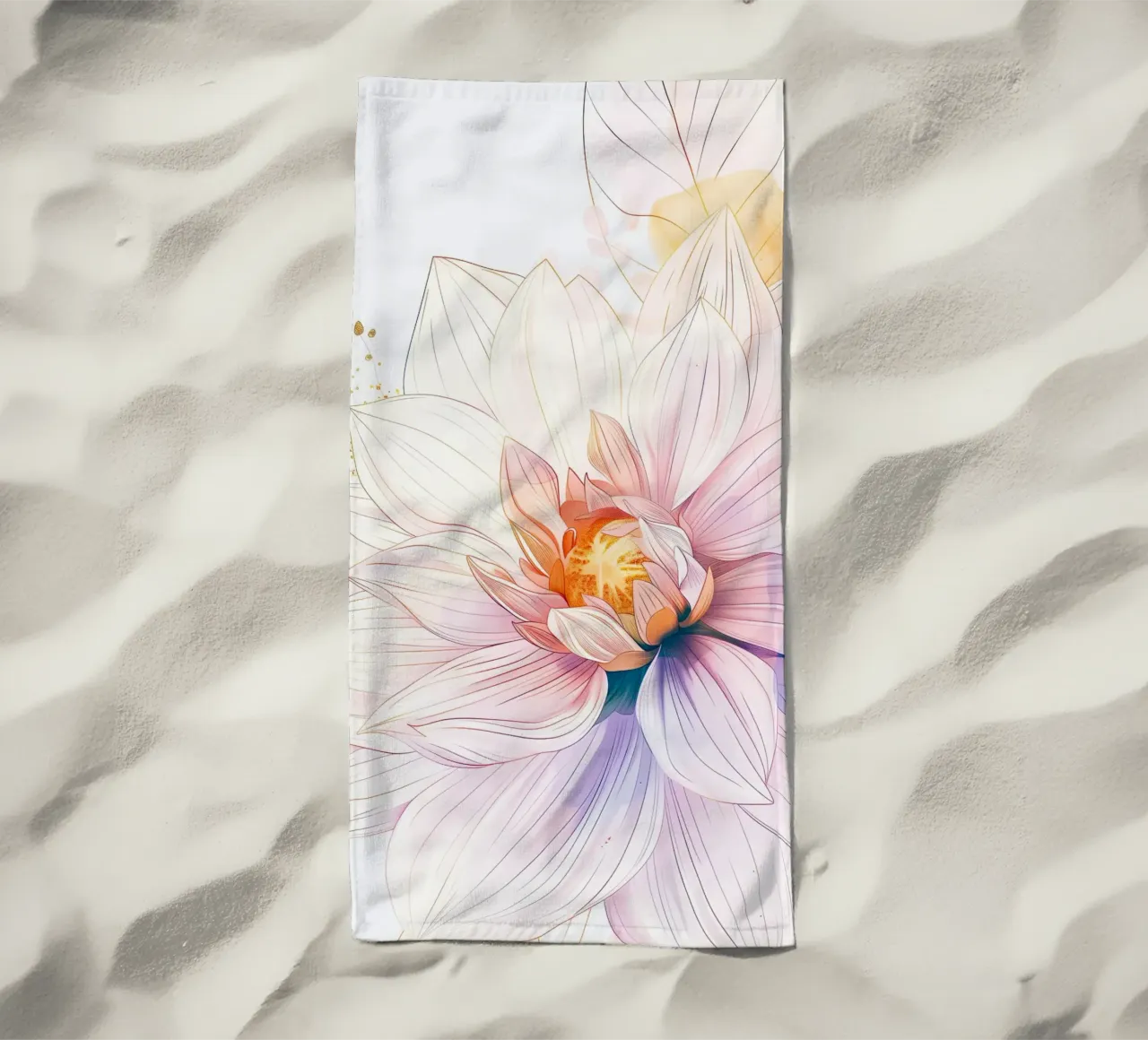 Motivo dei fiori telo mare da Justyna Jaszke JBJart