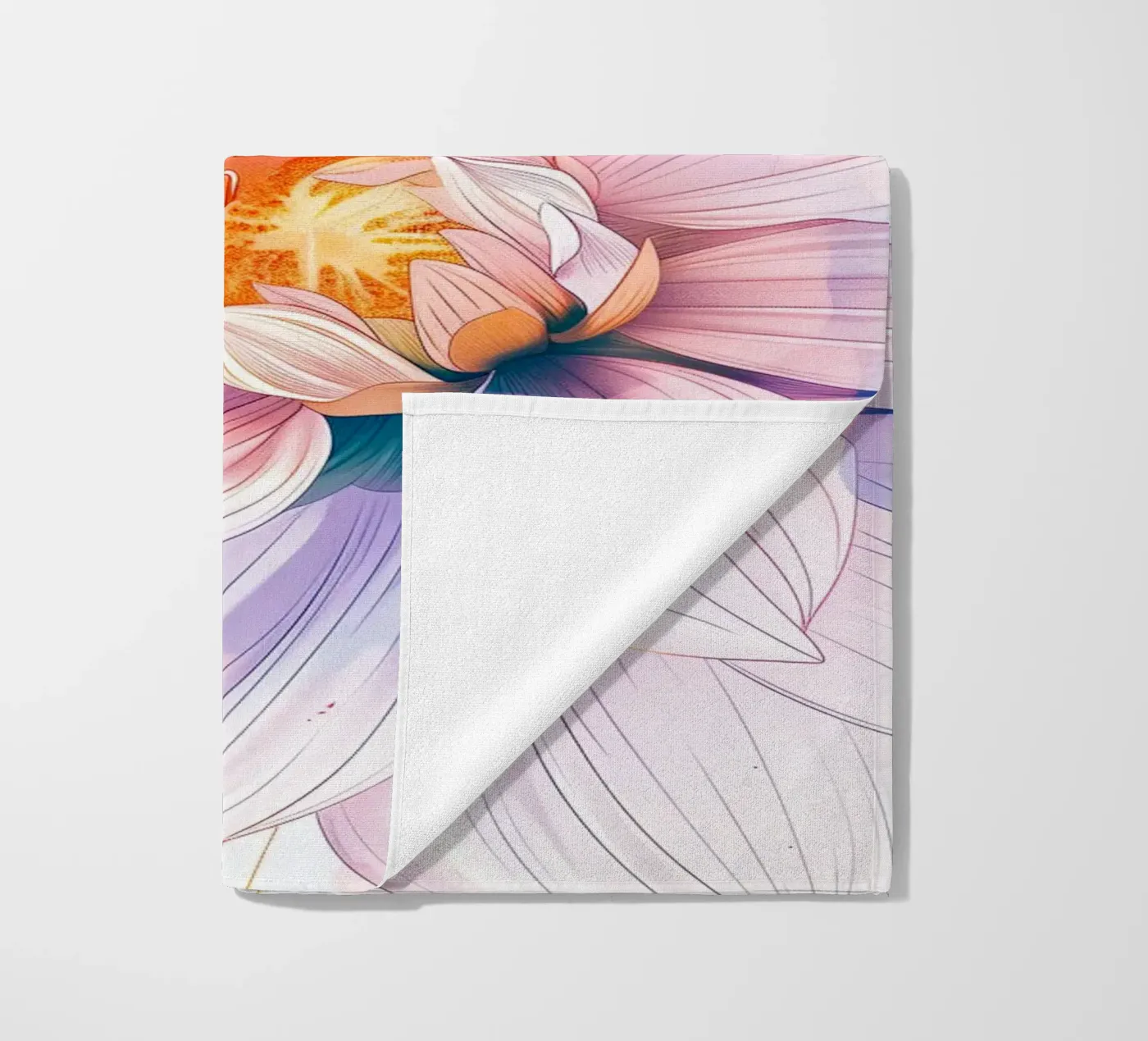 Motif de fleurs serviette de plage de Justyna Jaszke JBJart