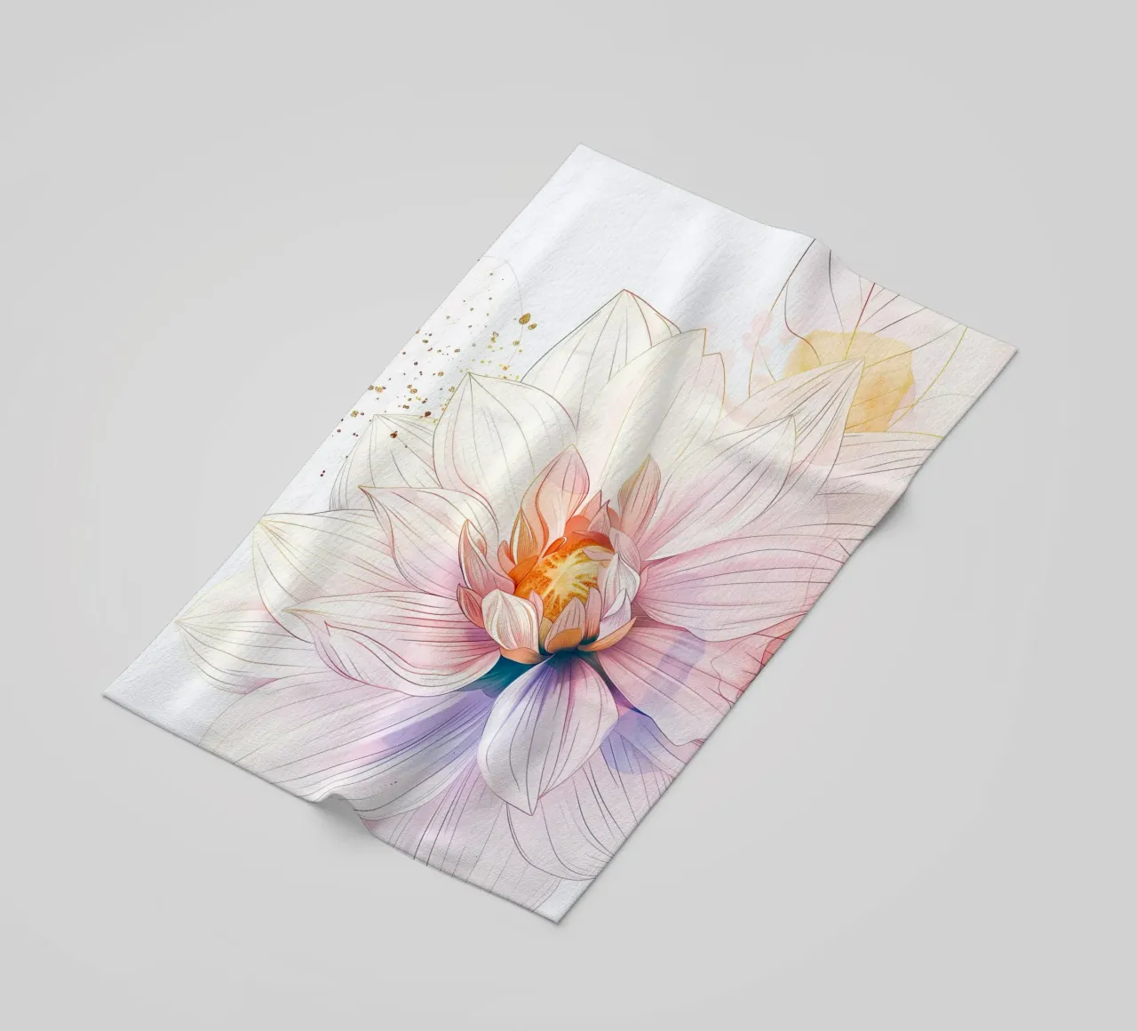 Motivo dei fiori telo mare da Justyna Jaszke JBJart