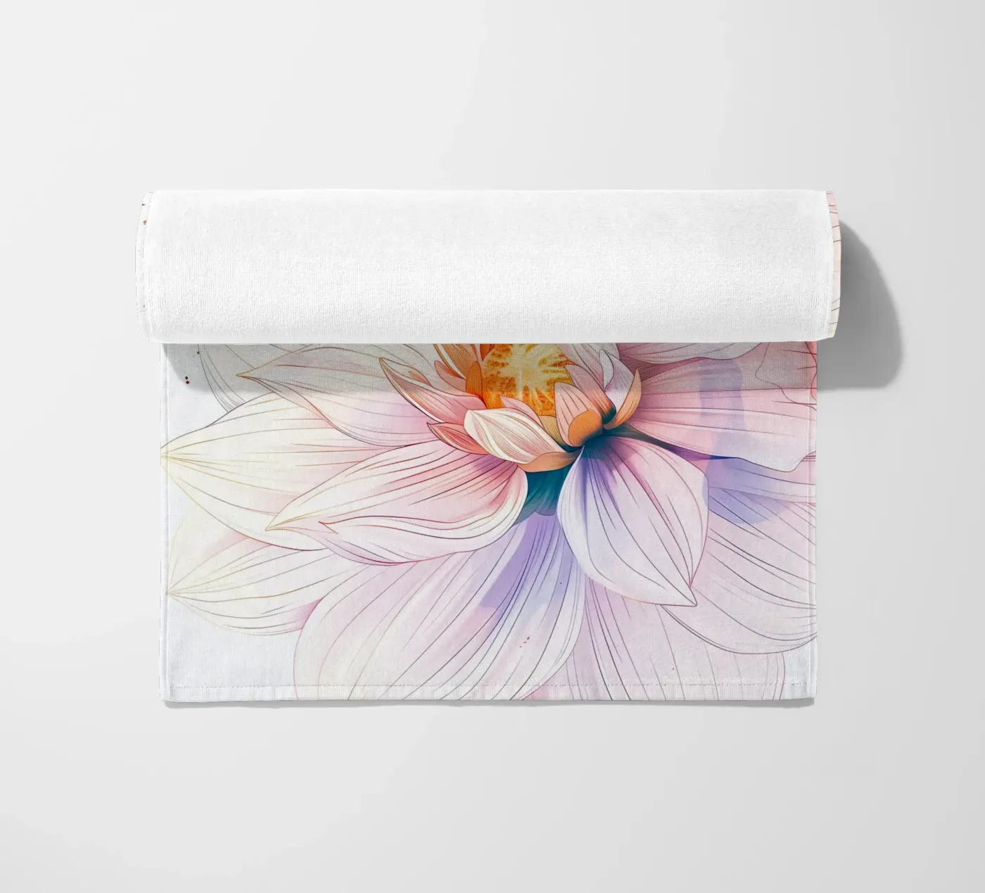 Motif de fleurs serviette de plage de Justyna Jaszke JBJart