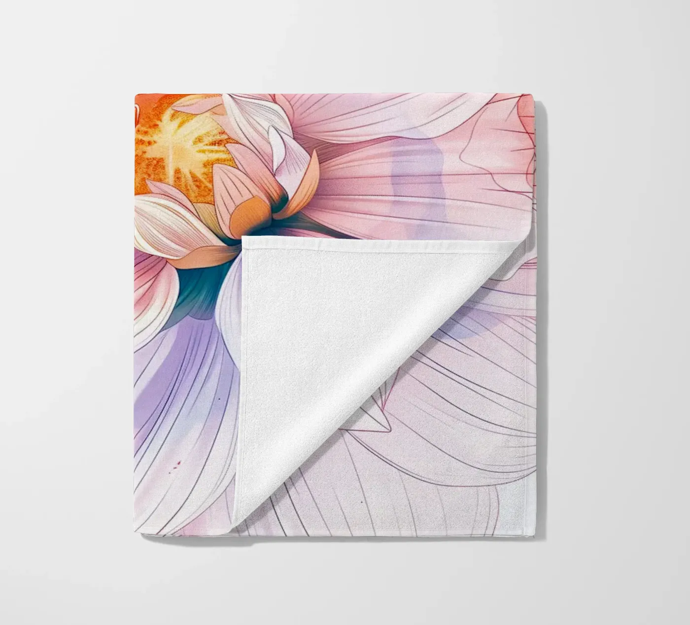 Motif de fleurs serviette de plage de Justyna Jaszke JBJart