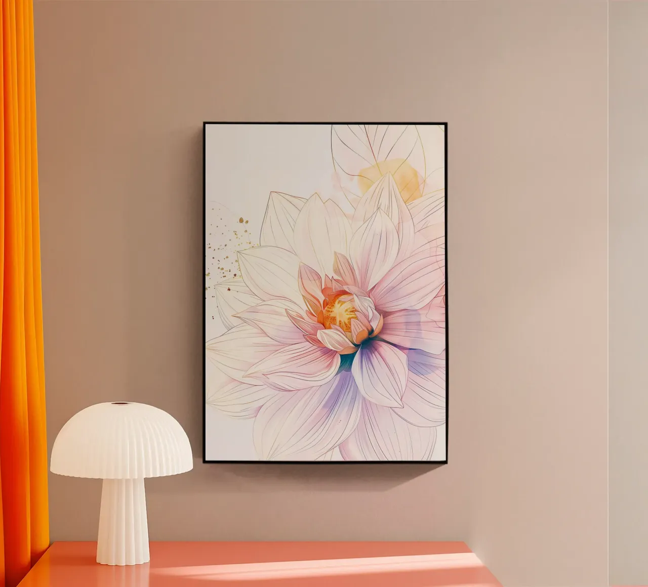 Flowers pattern plexiglas de Justyna Jaszke JBJart