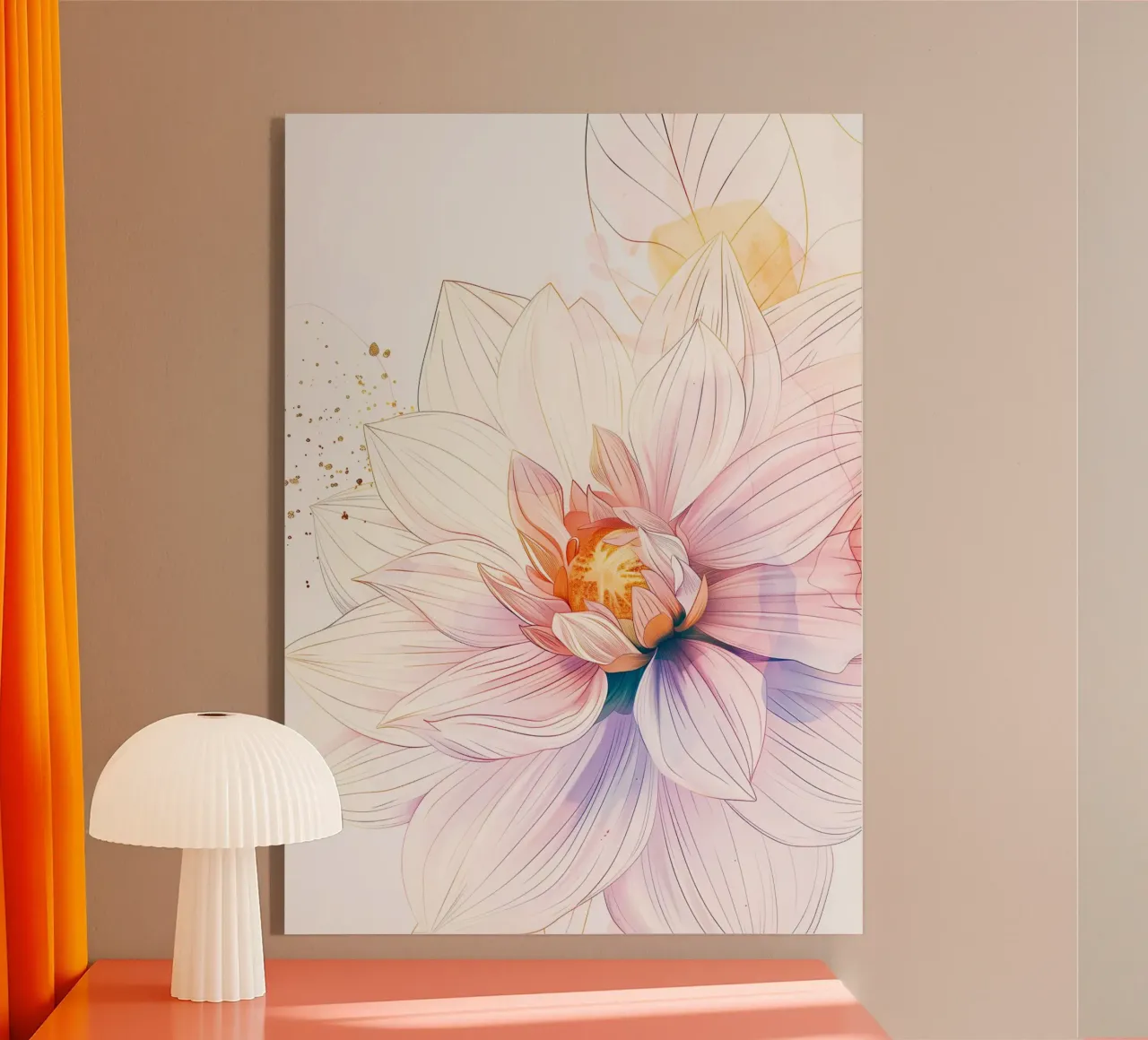 Flowers pattern plexiglas de Justyna Jaszke JBJart