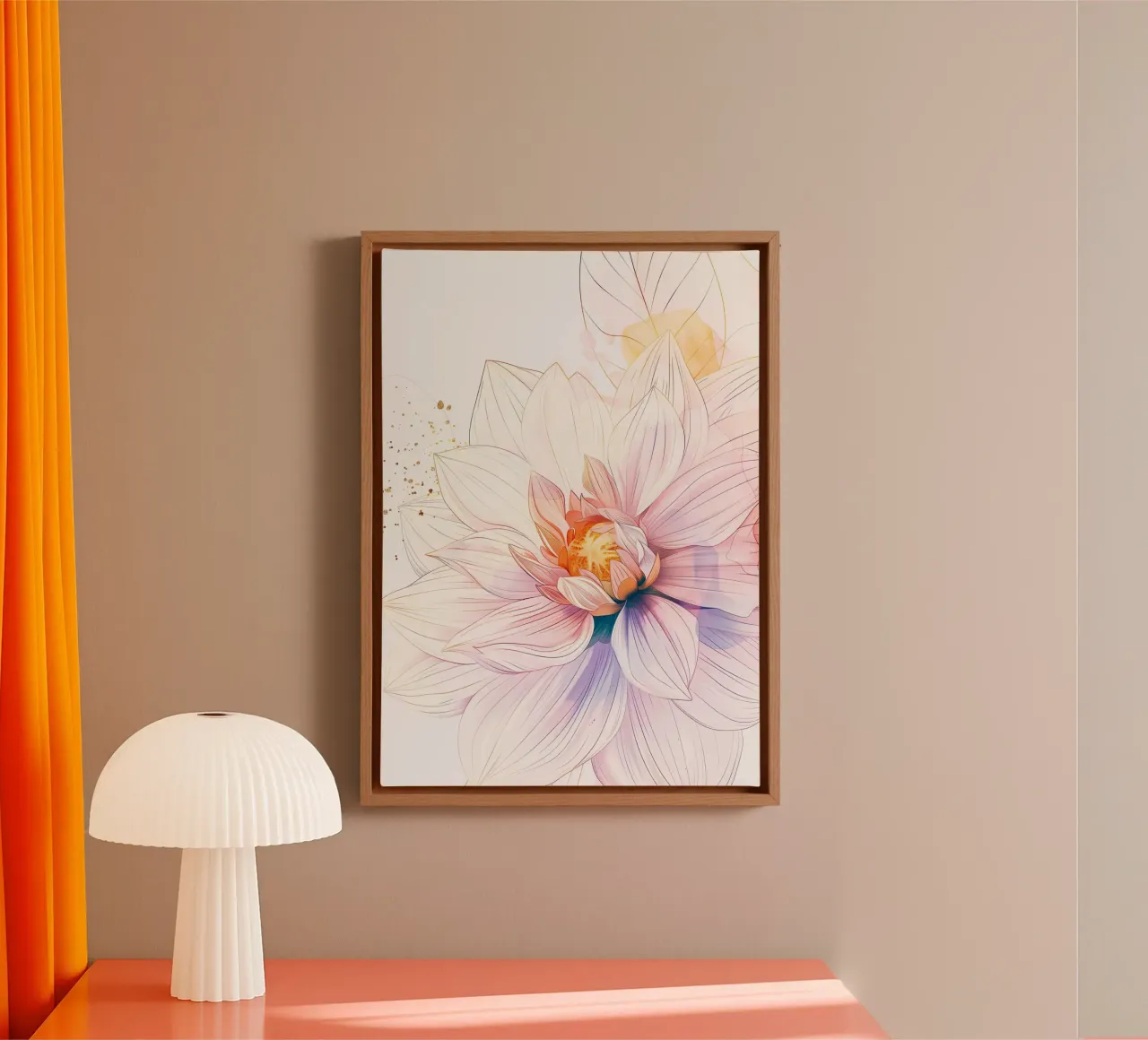 Motivo dei fiori tela da Justyna Jaszke JBJart