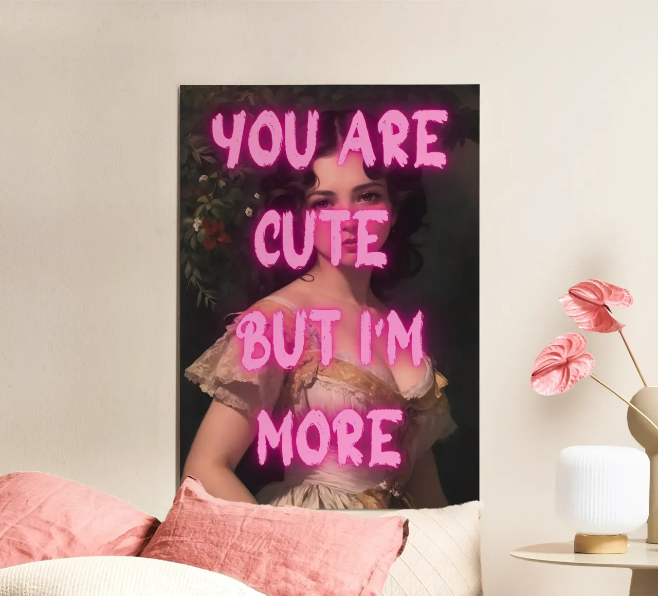"Cute But More" - Pop Art, Remix classico, Empowerment, Trend carta hahnemühle da NorwesClub