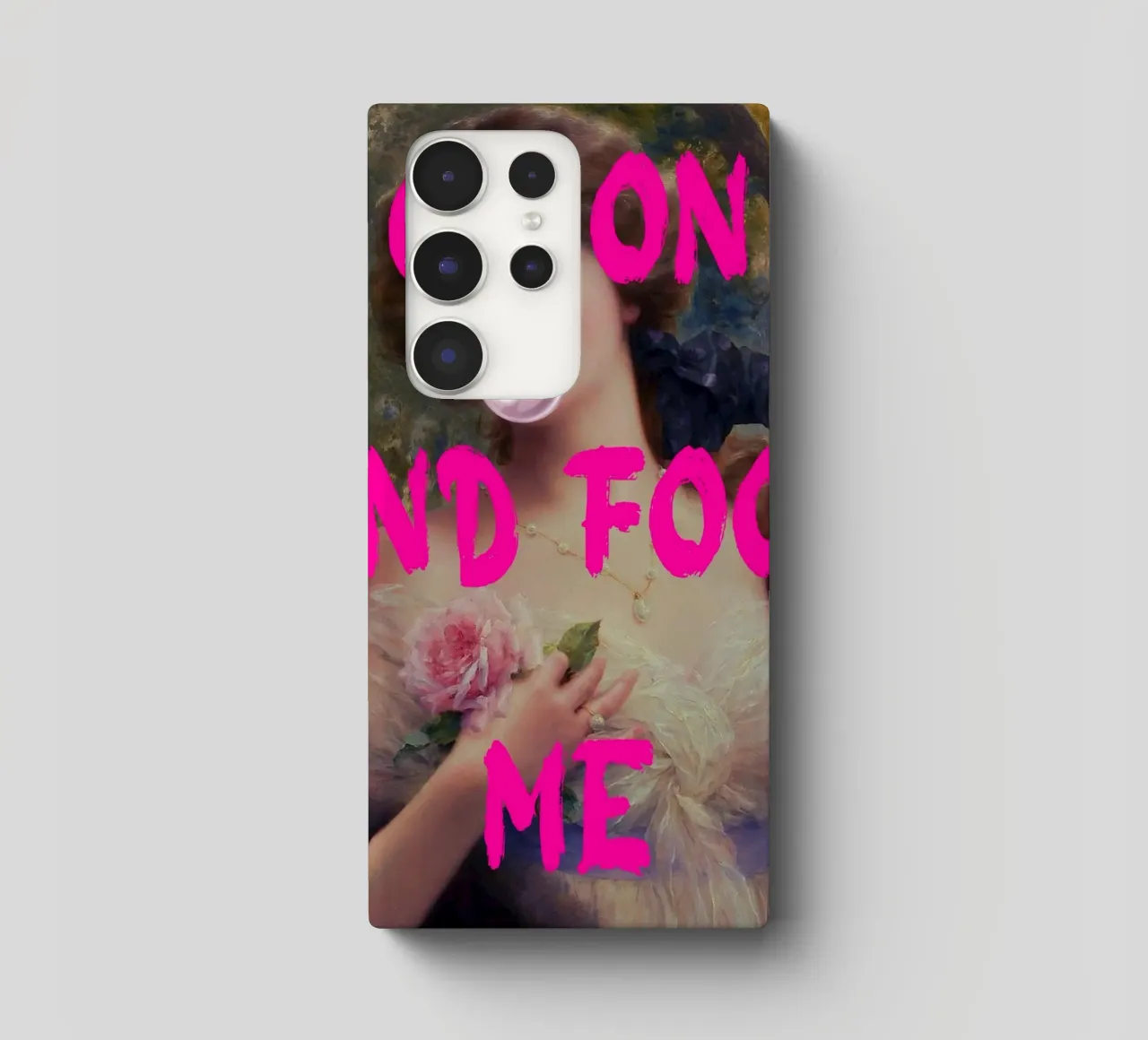 "Go On and Fool Me" - Pop Art, Remix classico, giocoso, rosa cover samsung da NorwesClub