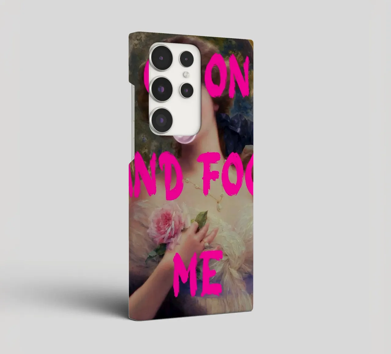 "Go On and Fool Me" - Pop Art, Remix classico, giocoso, rosa cover samsung da NorwesClub