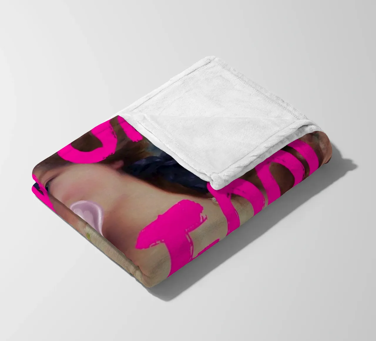 "Go On and Fool Me" - Pop Art, Remix classico, giocoso, rosa coperta in pile da NorwesClub