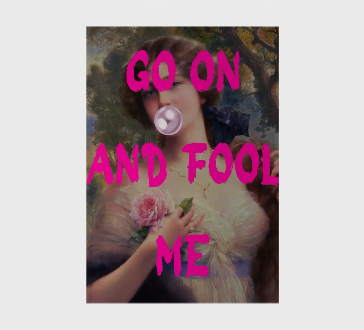 "Go On and Fool Me" - Pop Art, Remix classico, giocoso, rosa diario da NorwesClub