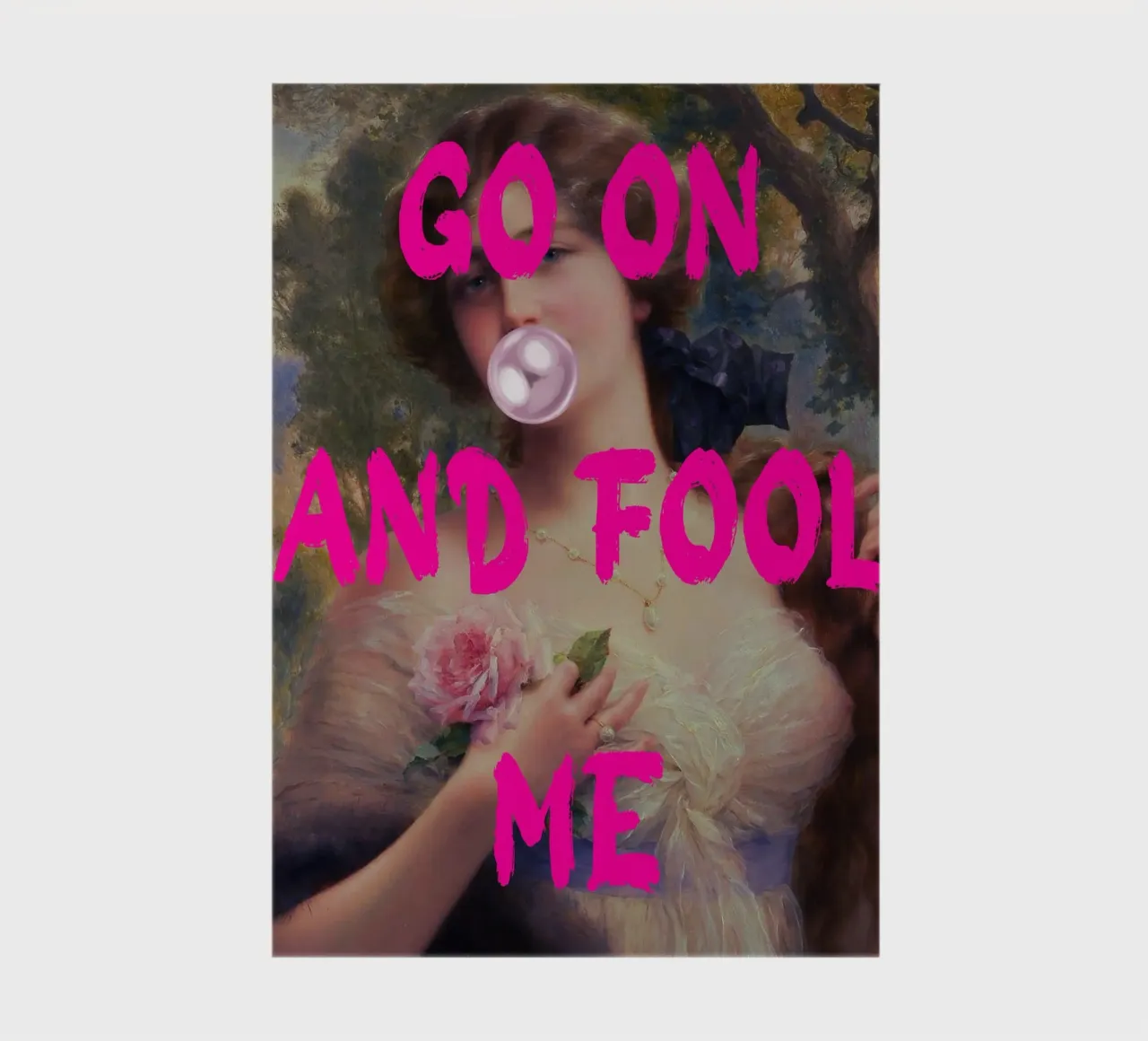"Go On and Fool Me" - Pop Art, Remix classico, giocoso, rosa diario da NorwesClub