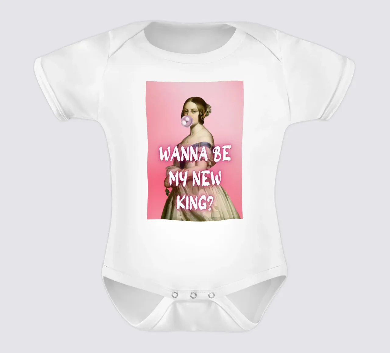 "Oh Hell No!" - Pop Art, Remix classico, Umoristico, Ribelle body neonato maniche corte da NorwesClub