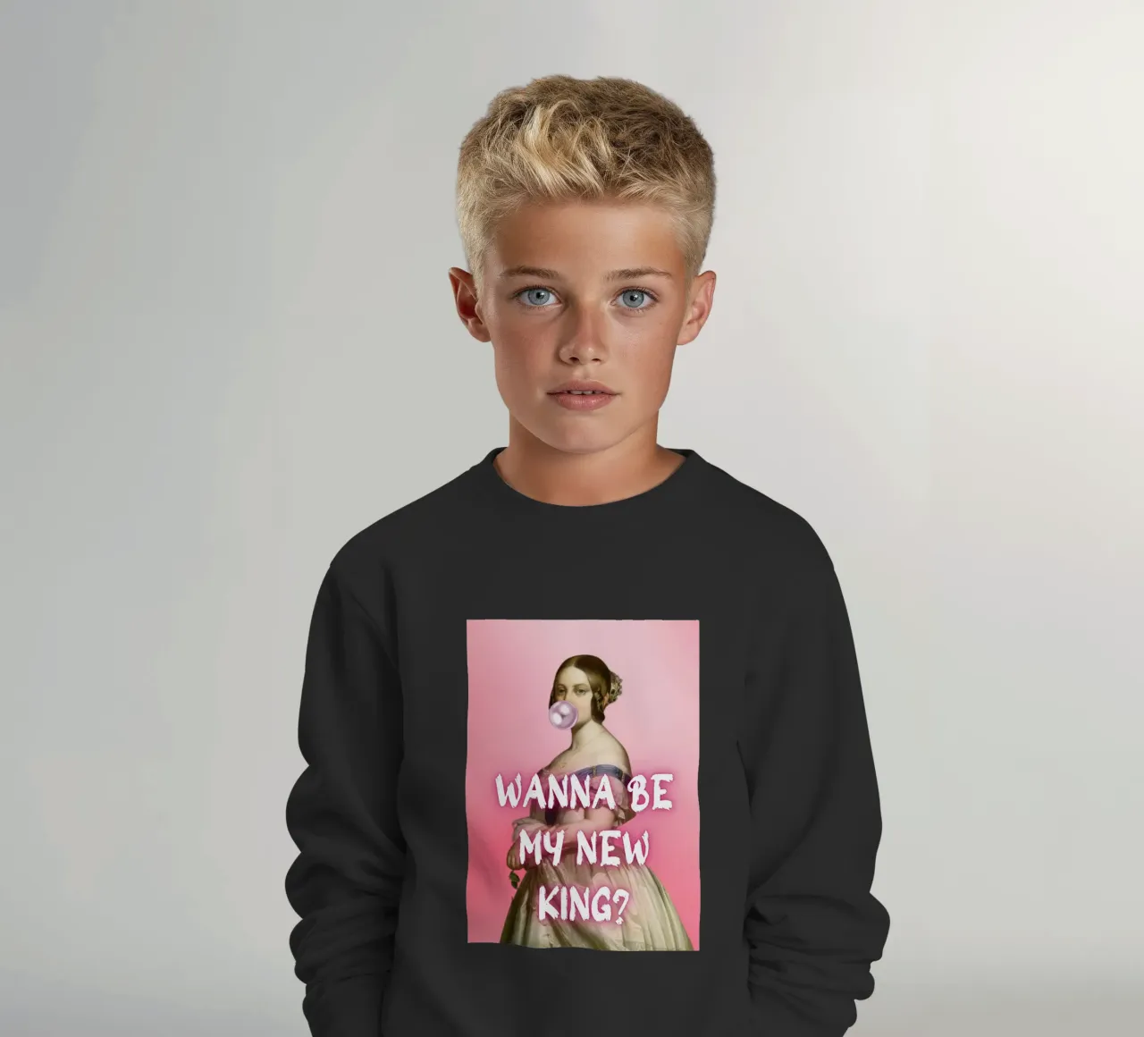 "Oh Hell No!" - Pop Art, Remix classico, Umoristico, Ribelle felpa bambino da NorwesClub