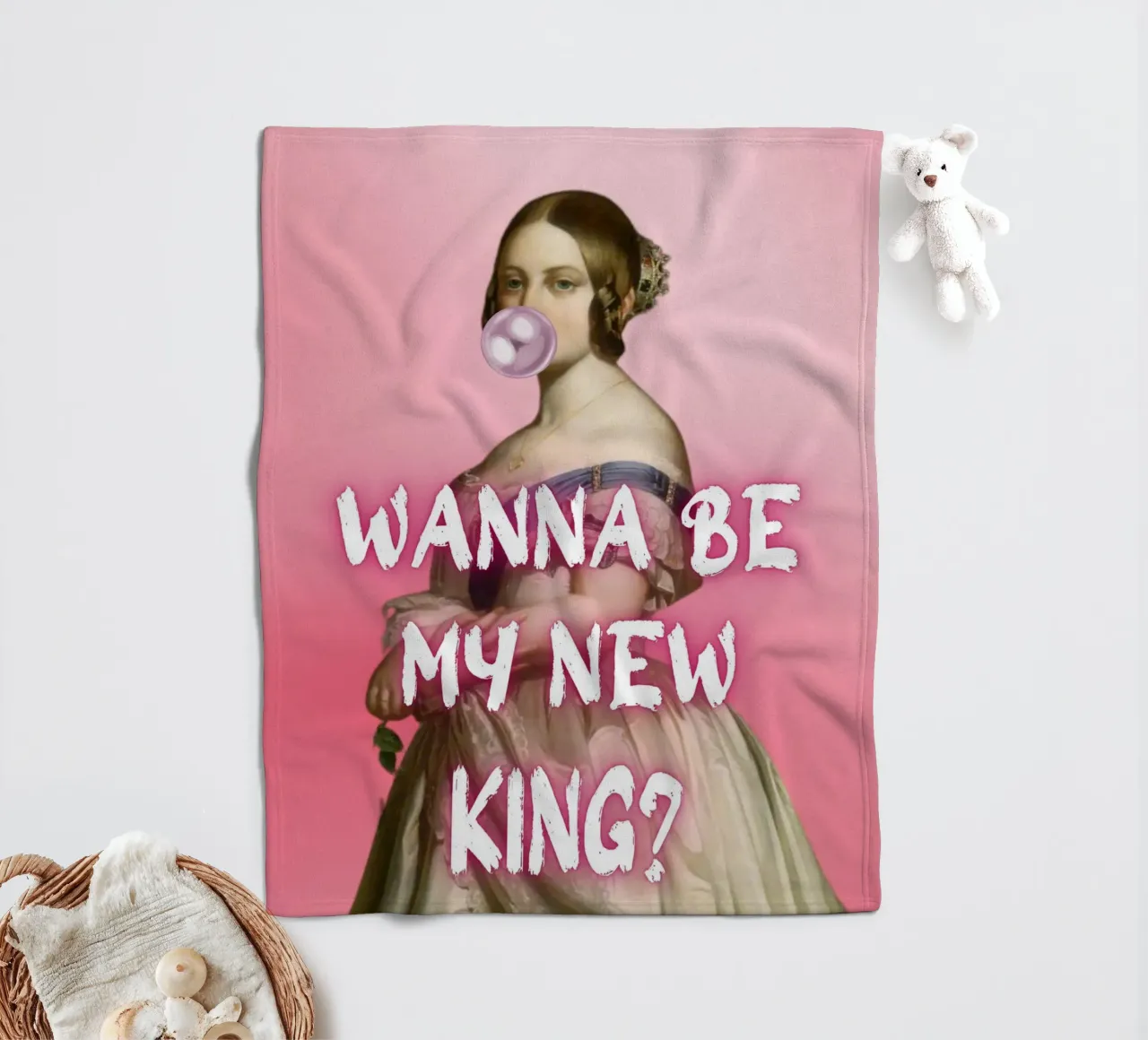 "Oh Hell No!" - Pop Art, Remix classico, Umoristico, Ribelle coperta in pile da NorwesClub