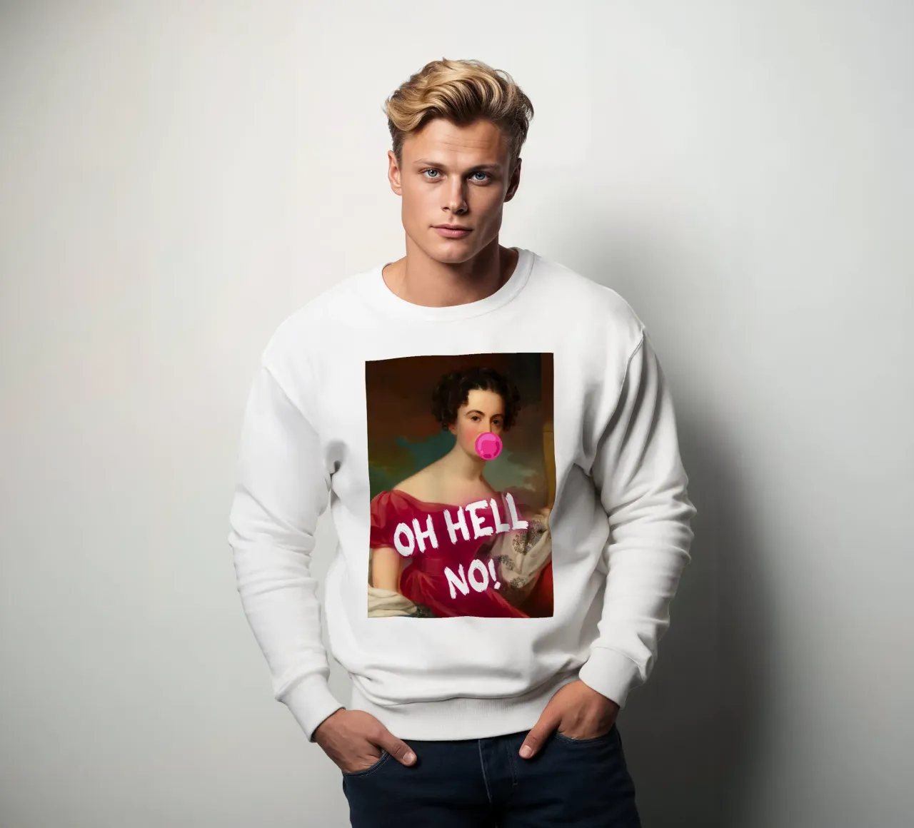 "Oh Hell No!" - Pop Art, Remix classico, Umoristico, Ribelle felpa da NorwesClub