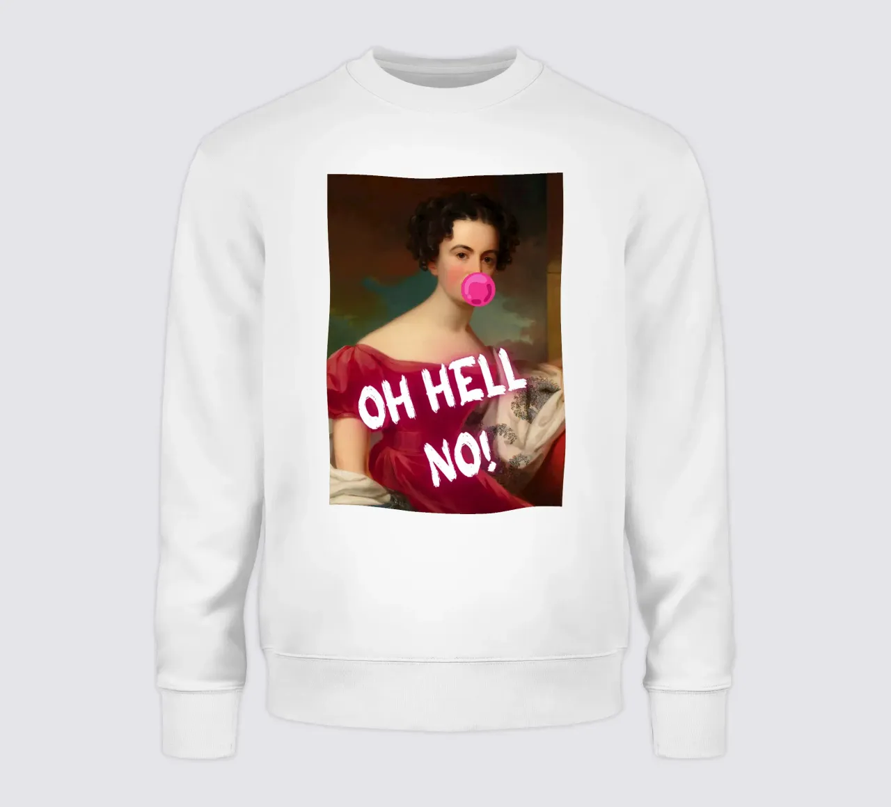 "Oh Hell No!" - Pop Art, Remix classico, Umoristico, Ribelle felpa da NorwesClub
