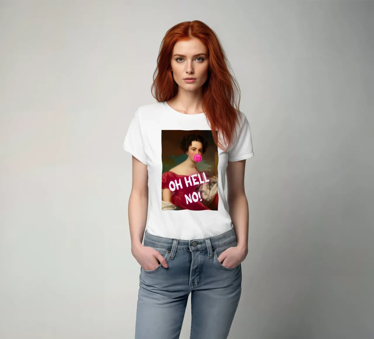 "Oh Hell No!" - Pop Art, Remix classico, Umoristico, Ribelle t-shirt da NorwesClub