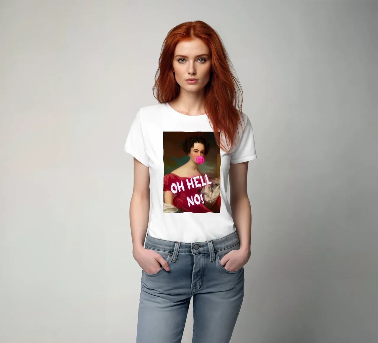 "Oh Hell No!" - Pop Art, Remix classico, Umoristico, Ribelle t-shirt da NorwesClub