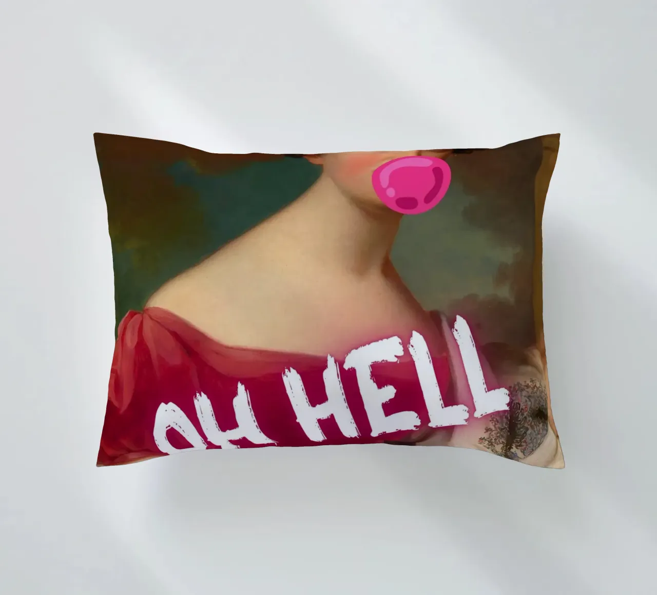 "Oh Hell No!" - Pop Art, Remix classico, Umoristico, Ribelle cuscino da NorwesClub