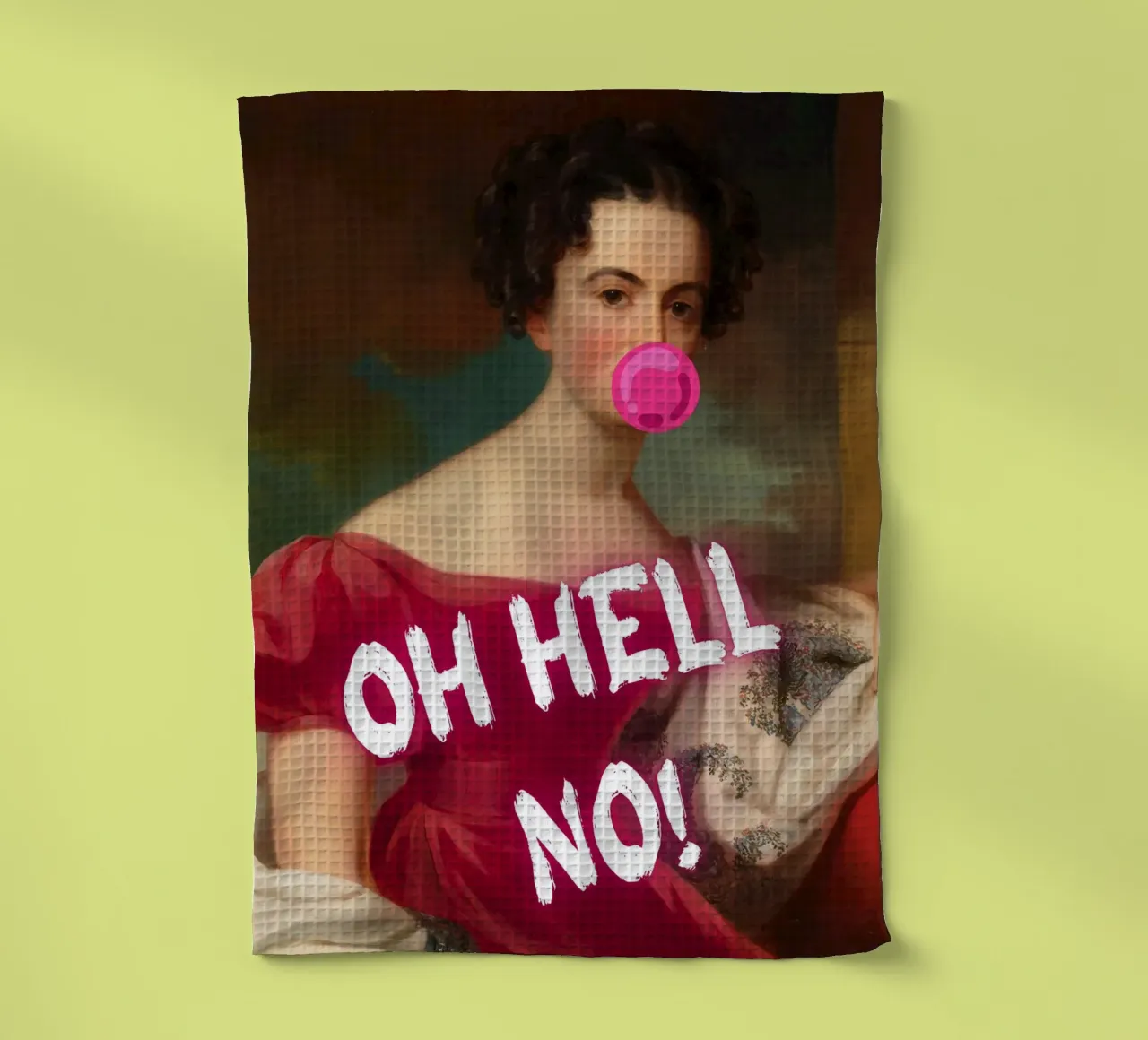 "Oh Hell No!" - Pop Art, Remix classico, Umoristico, Ribelle canovaccio da cucina da NorwesClub