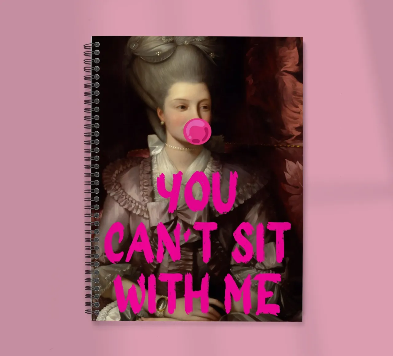 "Can't Sit With Me" - Pop Art, Classic Remix, Meme Culture, spiral notebook by NorwesClub