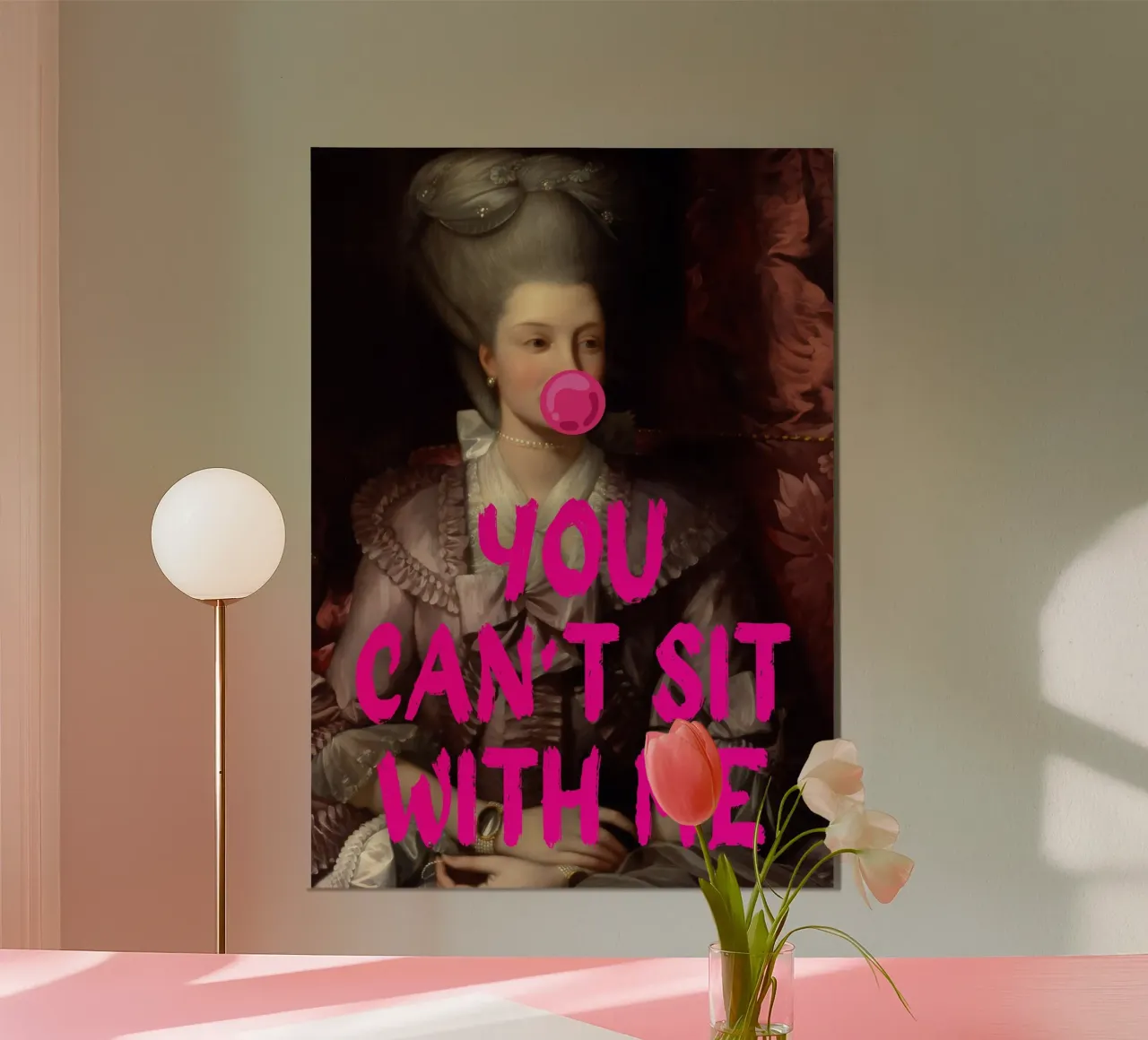 "Can't Sit With Me" - Pop Art, Remix classico, Meme Culture, poster da NorwesClub