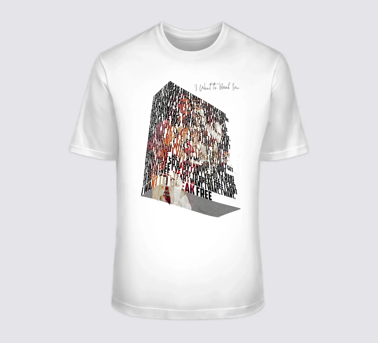 I Want to Break Free (Textbuch) T-Shirt von Gunawan Rb