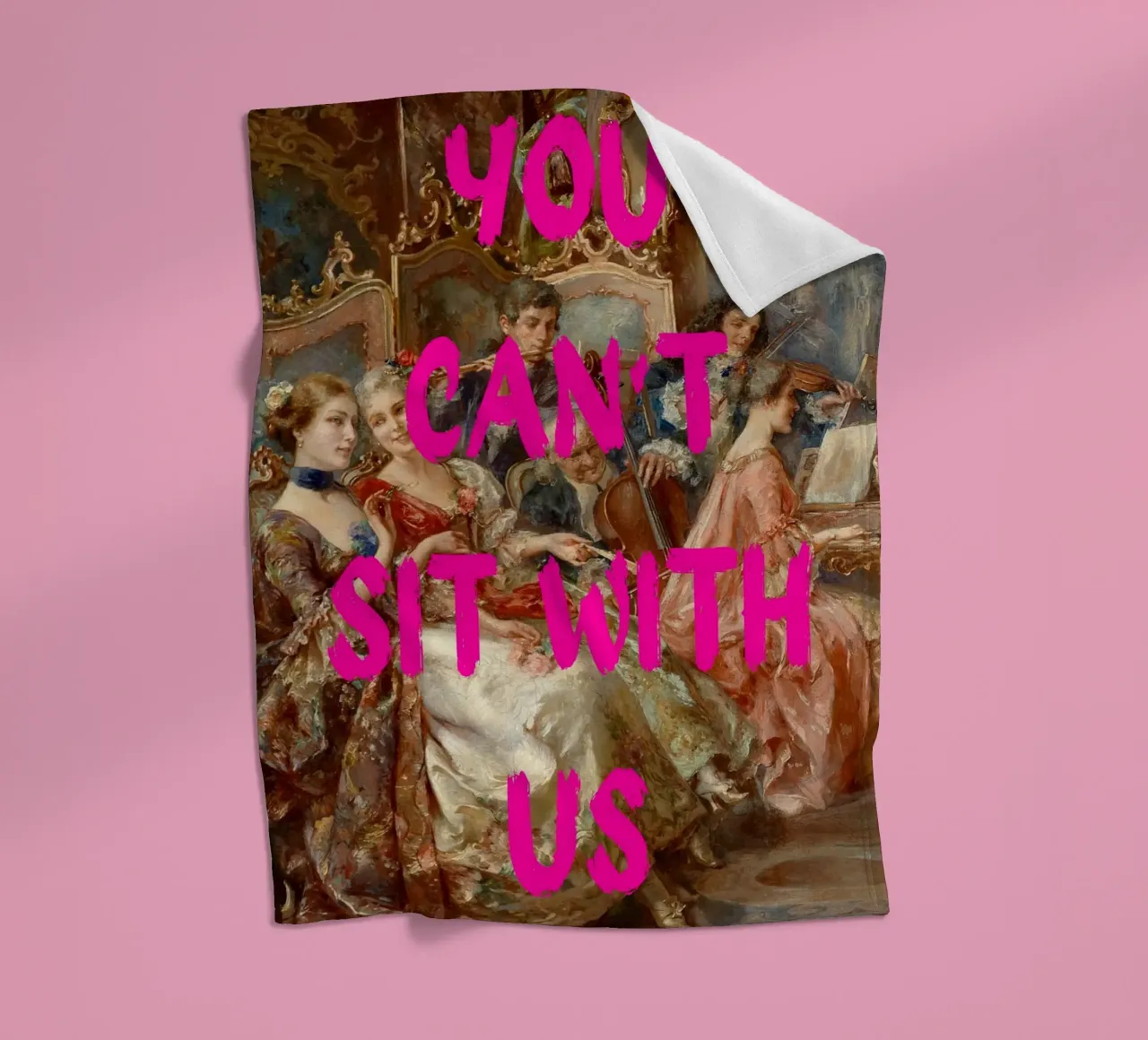 "Can't Sit With Us" - Pop Art, Rococo Remix, Meme Culture, P coperta in pile da NorwesClub