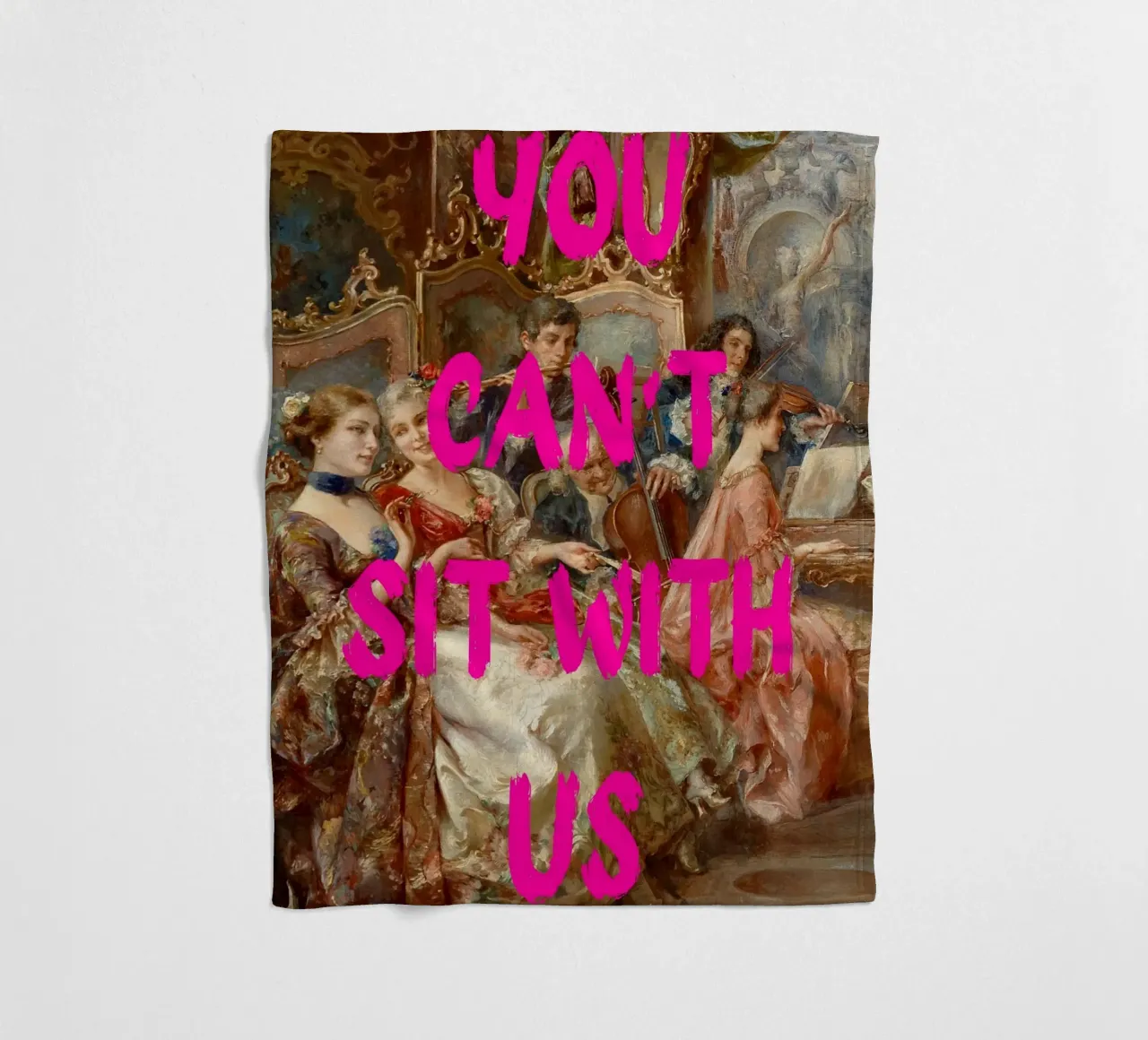 "Can't Sit With Us" - Pop Art, Rococo Remix, Meme Culture, P coperta in pile da NorwesClub