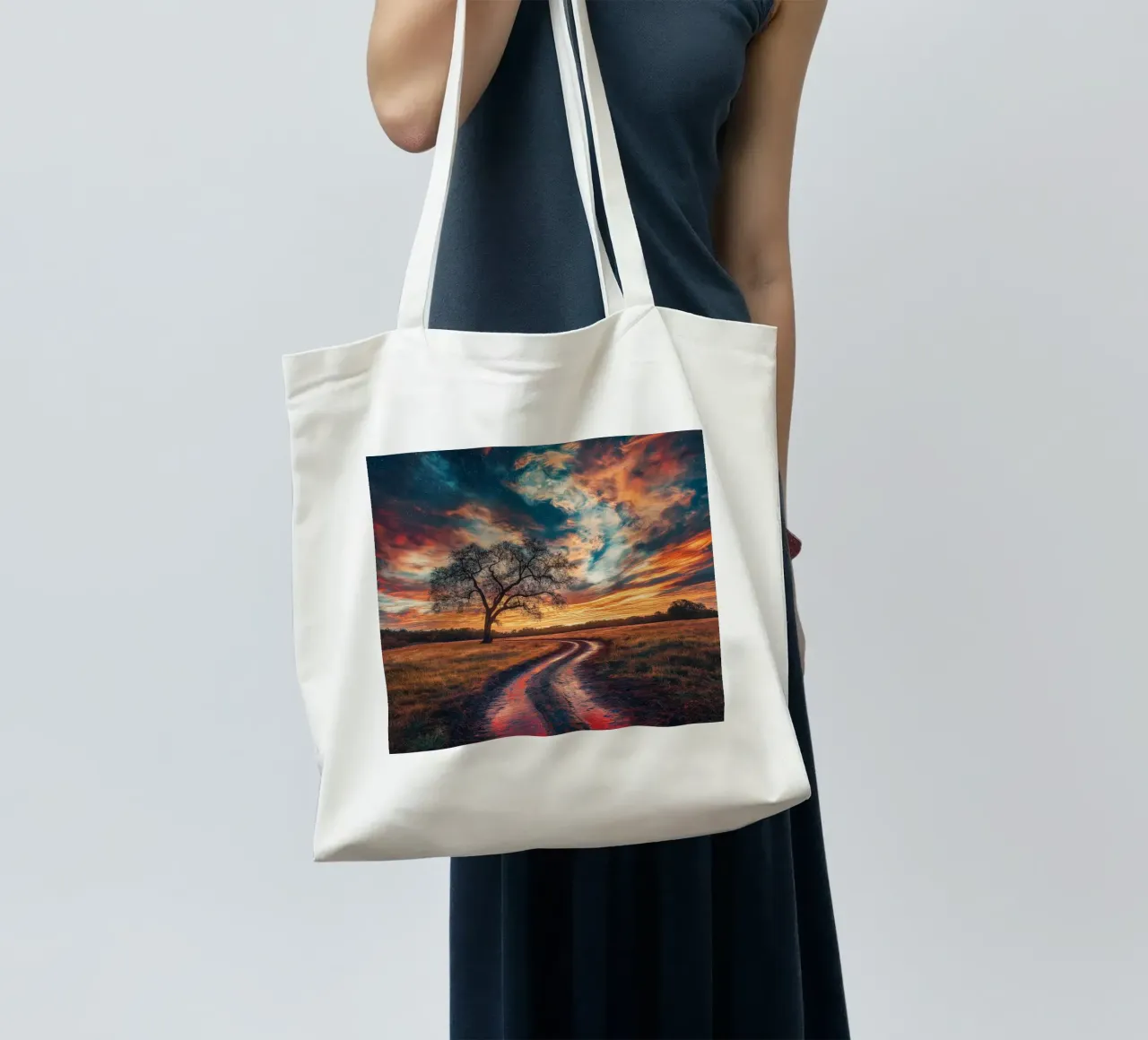 Milky way and sunset borsa in juta da Motivate-Today