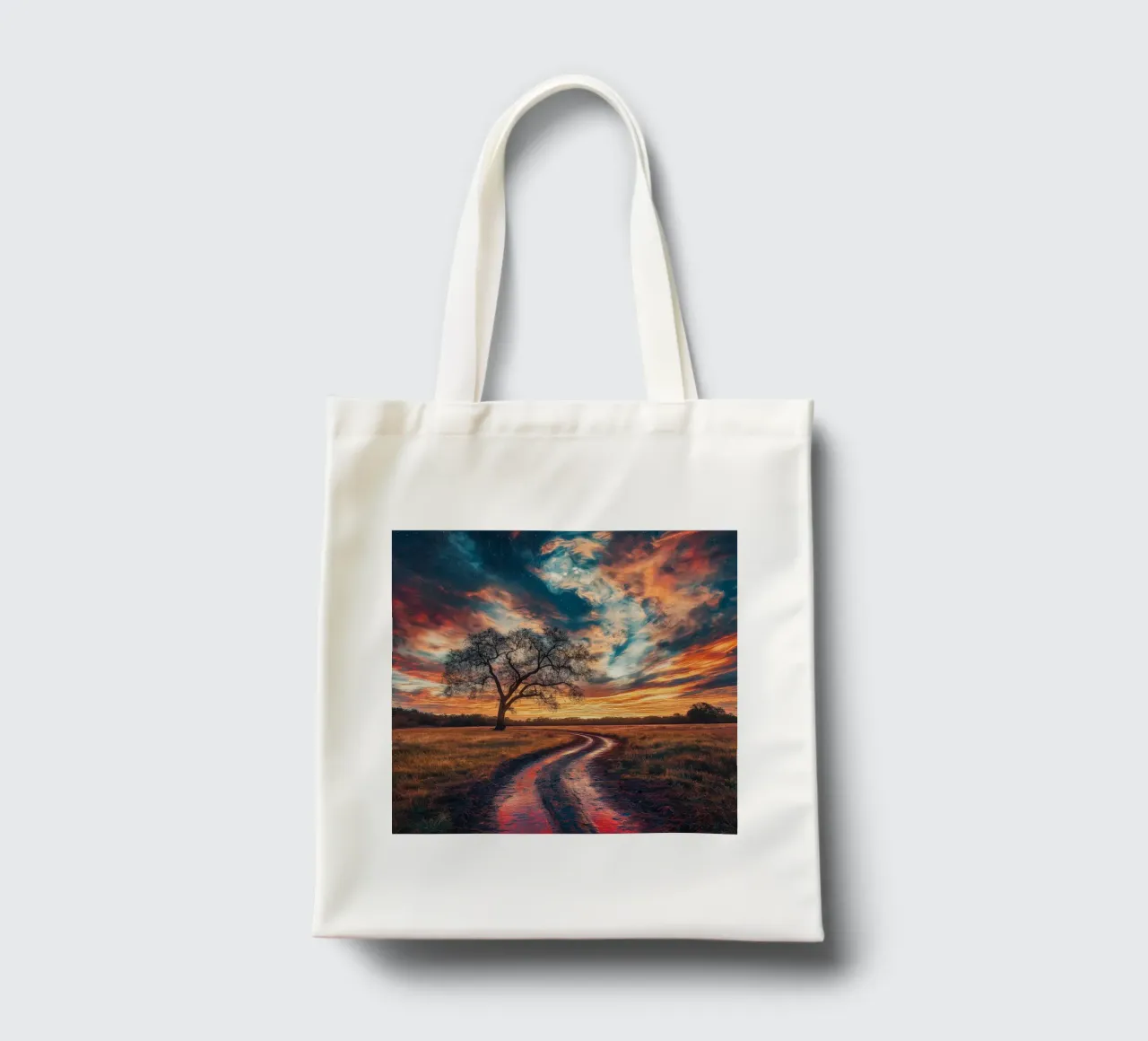 Milky way and sunset borsa in juta da Motivate-Today