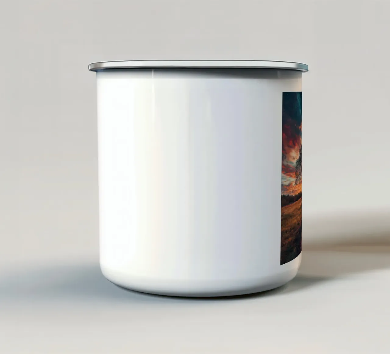 Milky way and sunset tazza in smalto da Motivate-Today