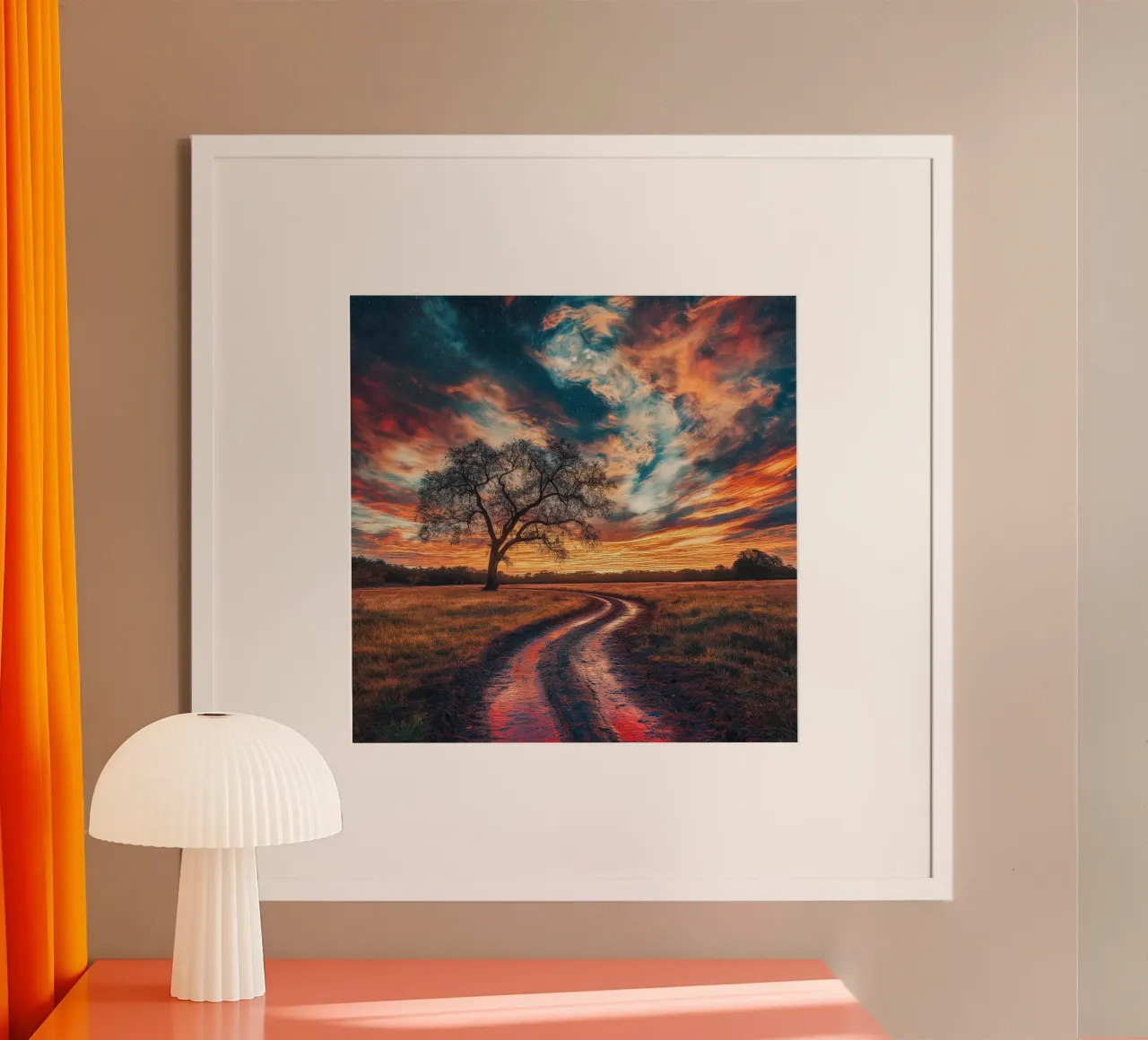 Milky way and sunset carta hahnemühle da Motivate-Today