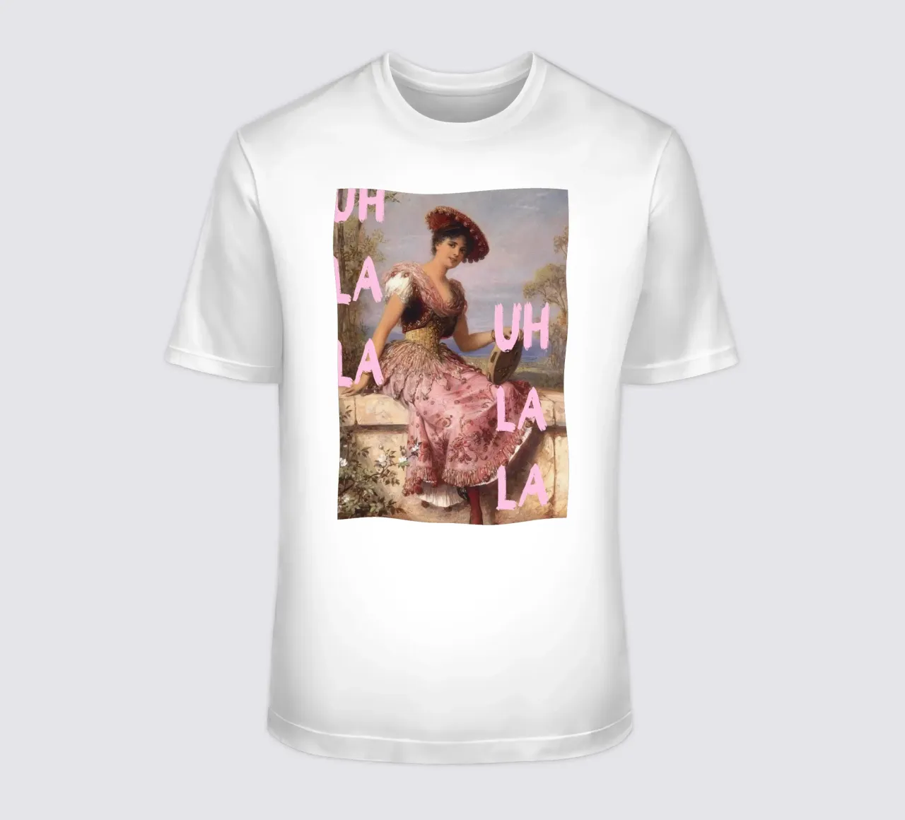 "Uh La La" - Pop Art, klassischer Remix, verspielt, rosa Ästhetik T-Shirt von NorwesClub