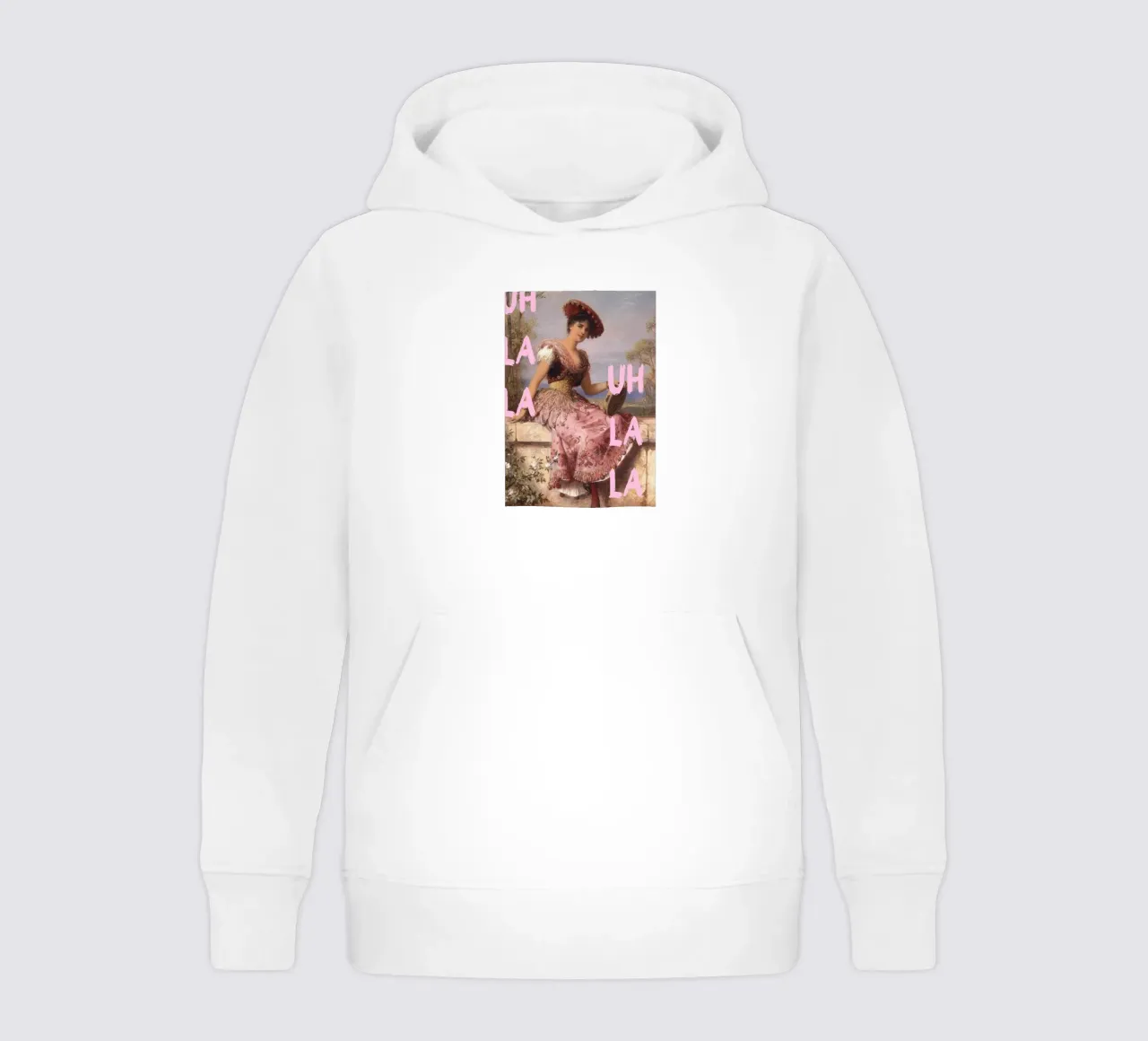 "Uh La La" - Pop Art, klassischer Remix, verspielt, rosa Ästhetik Kinder Hoodie von NorwesClub