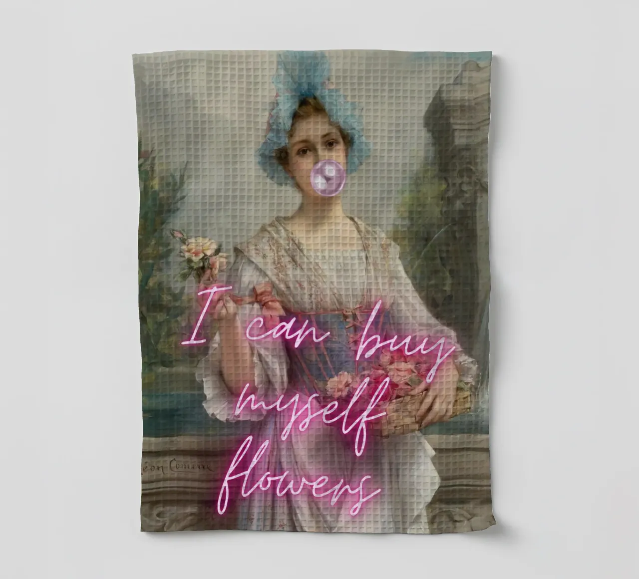 "Comprarmi dei fiori" - Léon Comerre, Pop Art, Empowerment canovaccio da cucina da NorwesClub