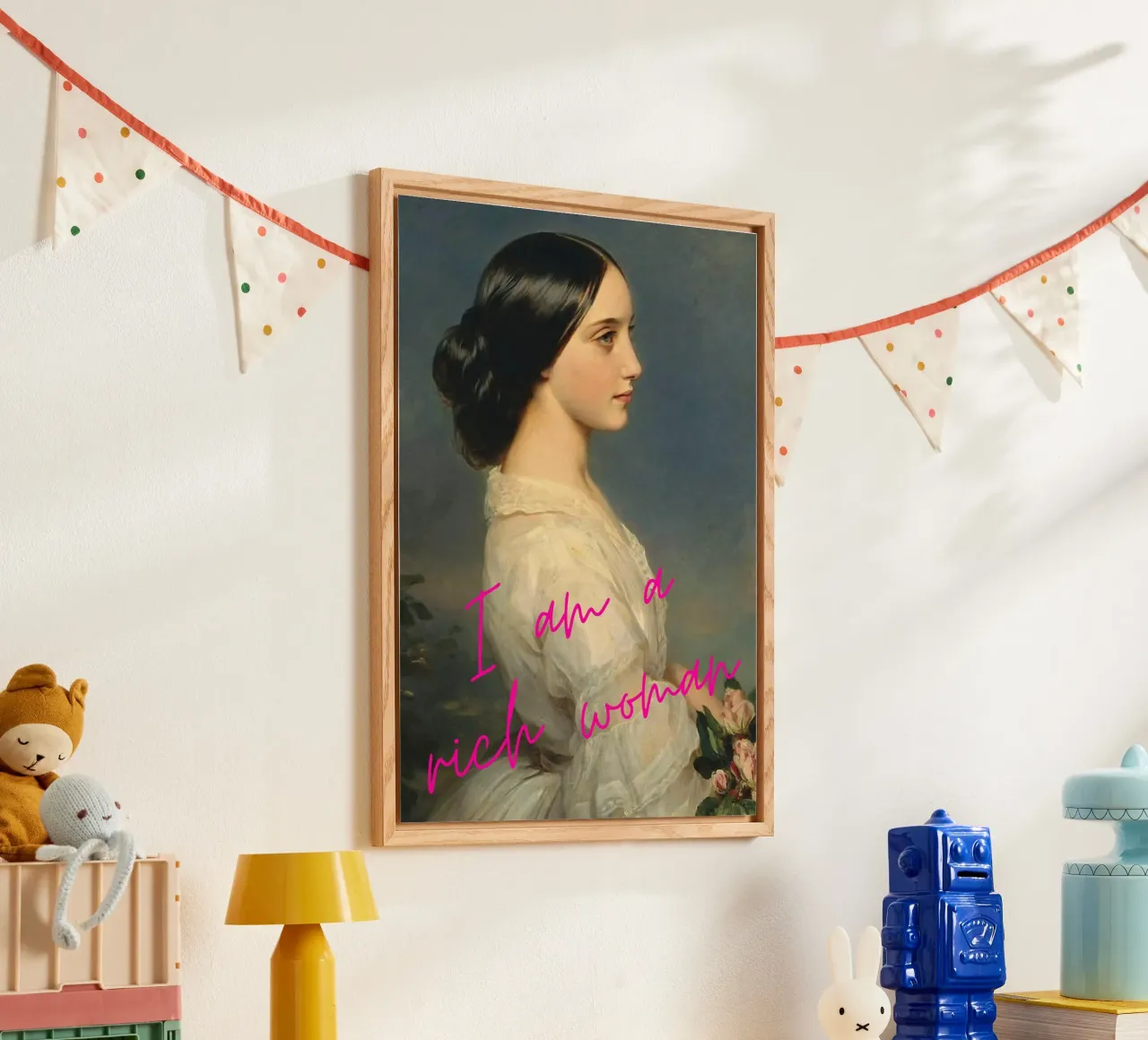 "Mujer rica" - Winterhalter Remix, Pop Art, Empoderamiento, Lux metacrilato de NorwesClub