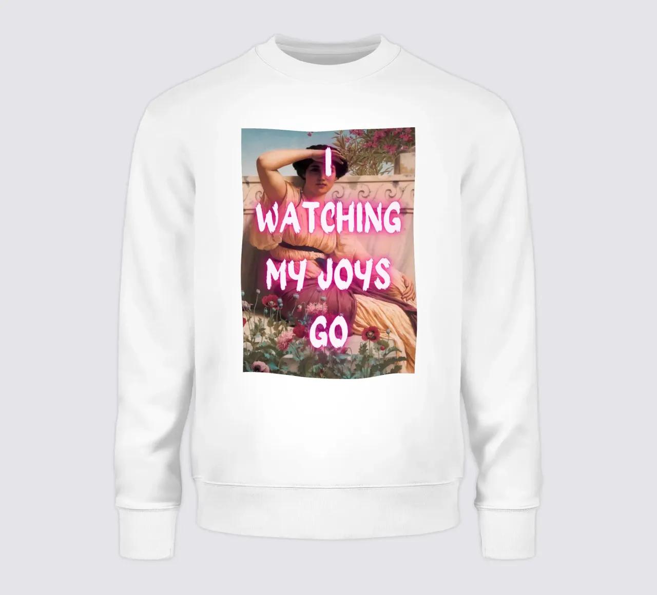 "Watching Joys Go" - Remix classico, Pop Art, emozionale, Tren felpa da NorwesClub