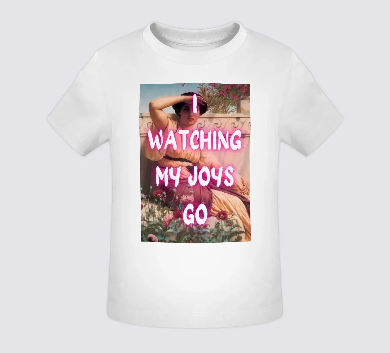 "Watching Joys Go" - Remix classico, Pop Art, emozionale, Tren maglietta neonato da NorwesClub