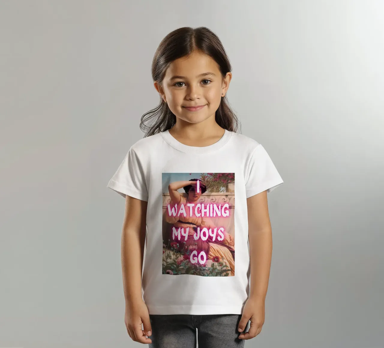 "Watching Joys Go" - Remix classico, Pop Art, emozionale, Tren t-shirt bambini da NorwesClub