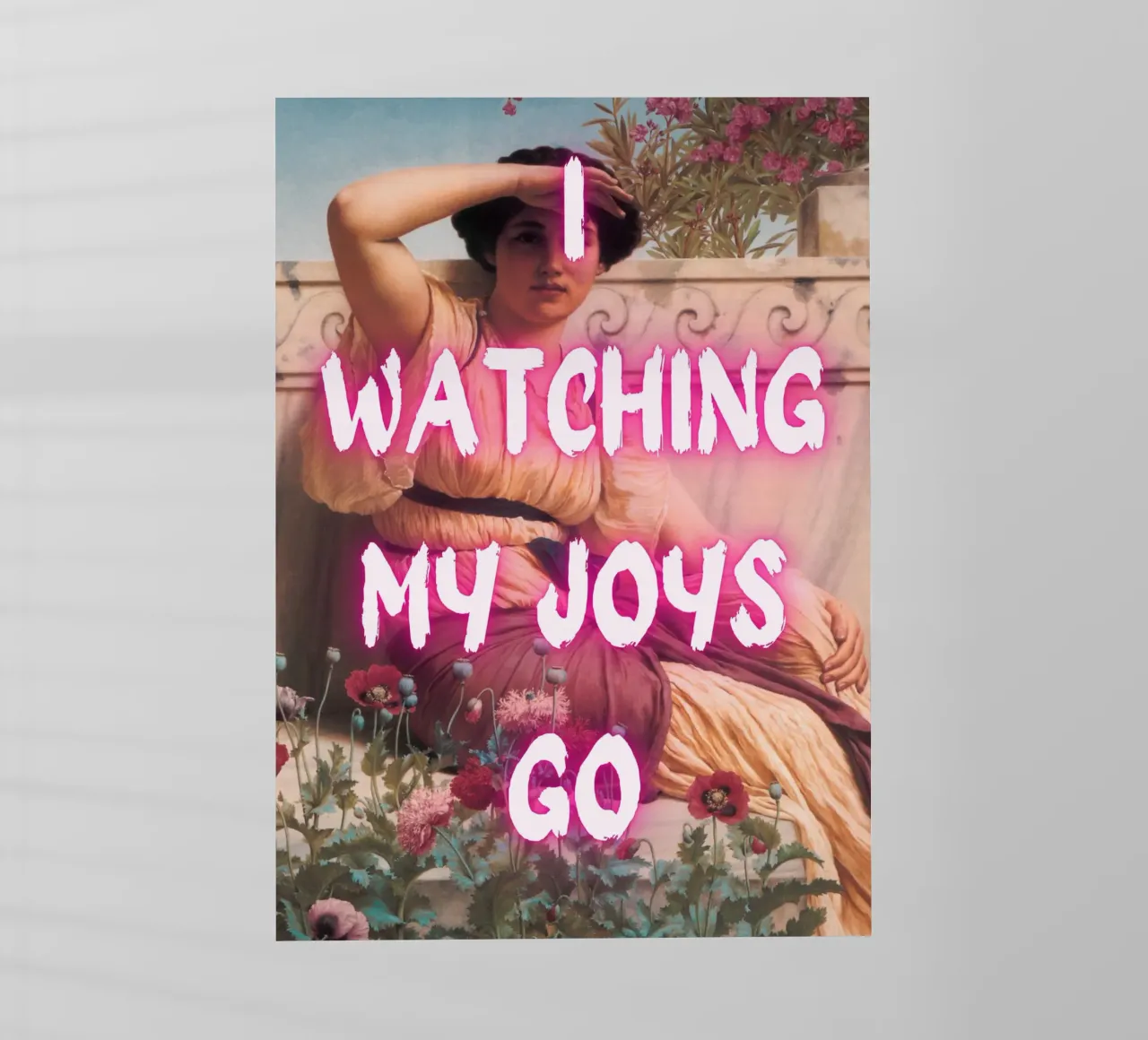 "Watching Joys Go" - Remix classico, Pop Art, emozionale, Tren pellicola backlit da NorwesClub
