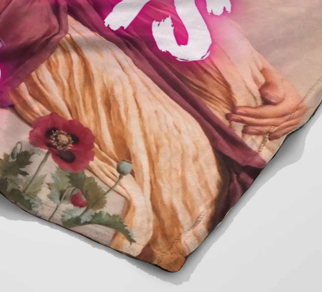 "Watching Joys Go" - Remix classico, Pop Art, emozionale, Tren coperta in pile da NorwesClub