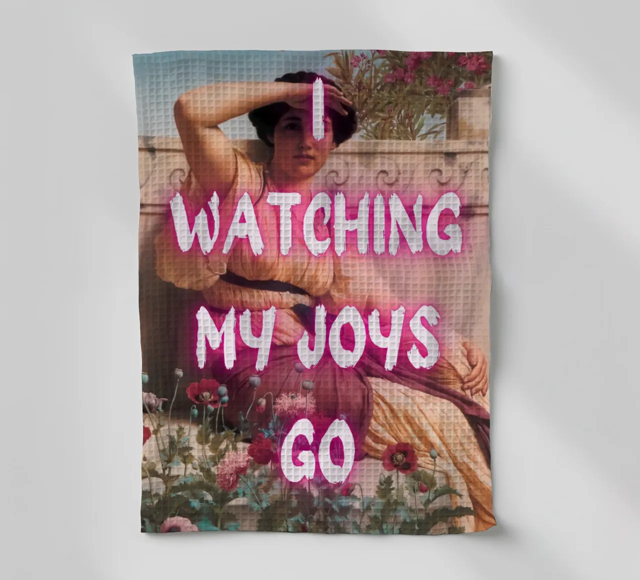 "Watching Joys Go" - Remix classico, Pop Art, emozionale, Tren canovaccio da cucina da NorwesClub